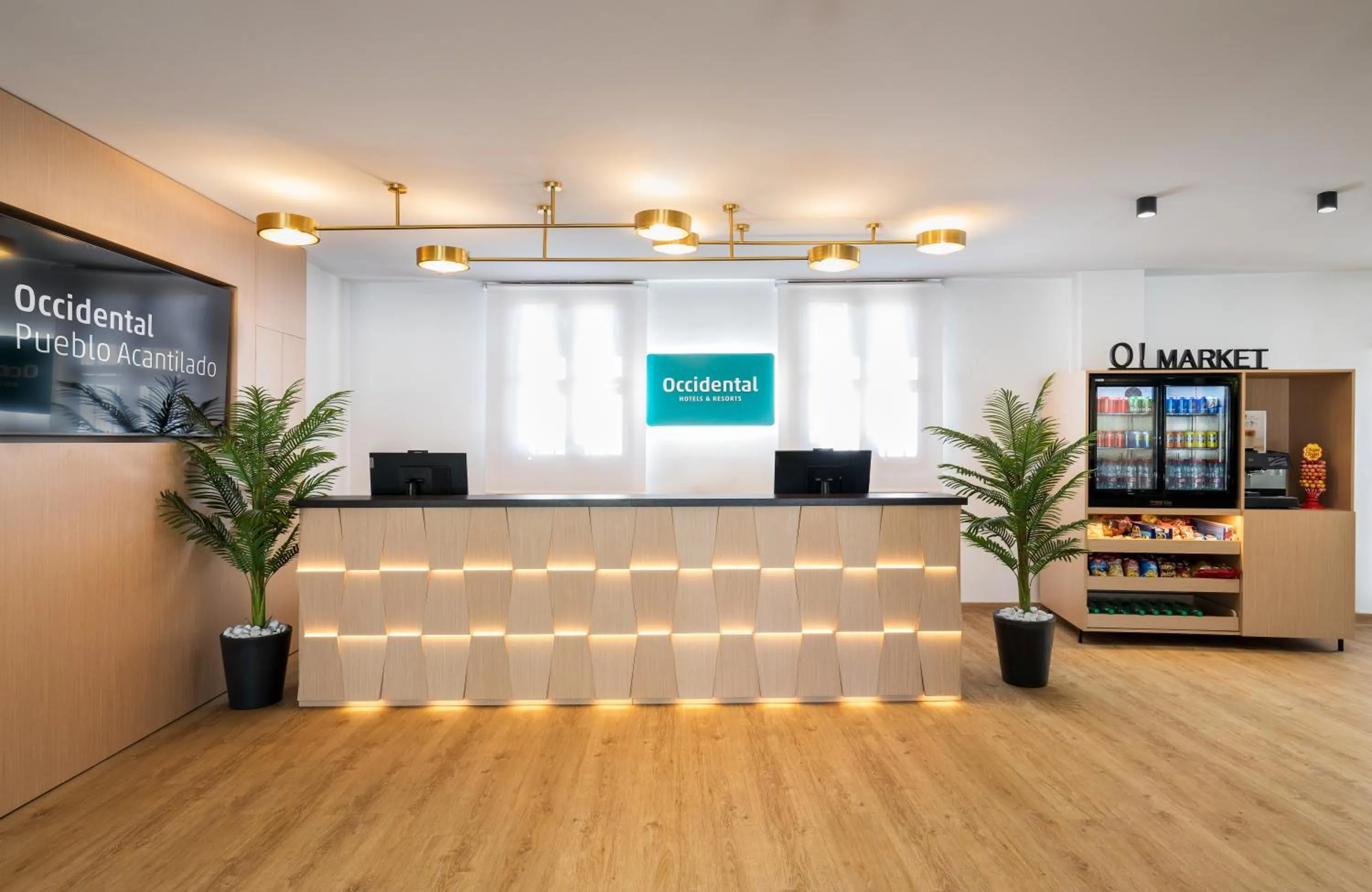 Lobby or reception in Occidental Pueblo Acantilado