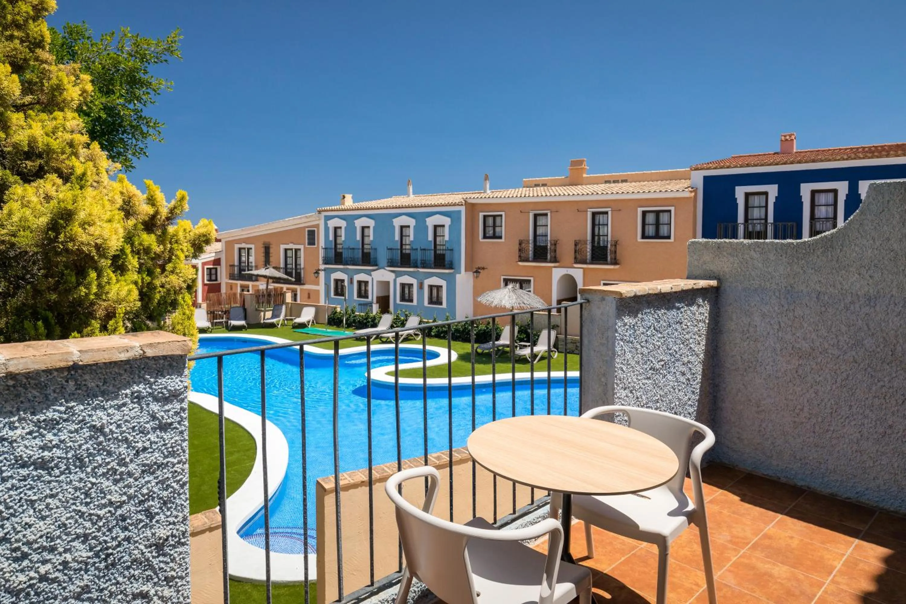 Pool view in Occidental Pueblo Acantilado