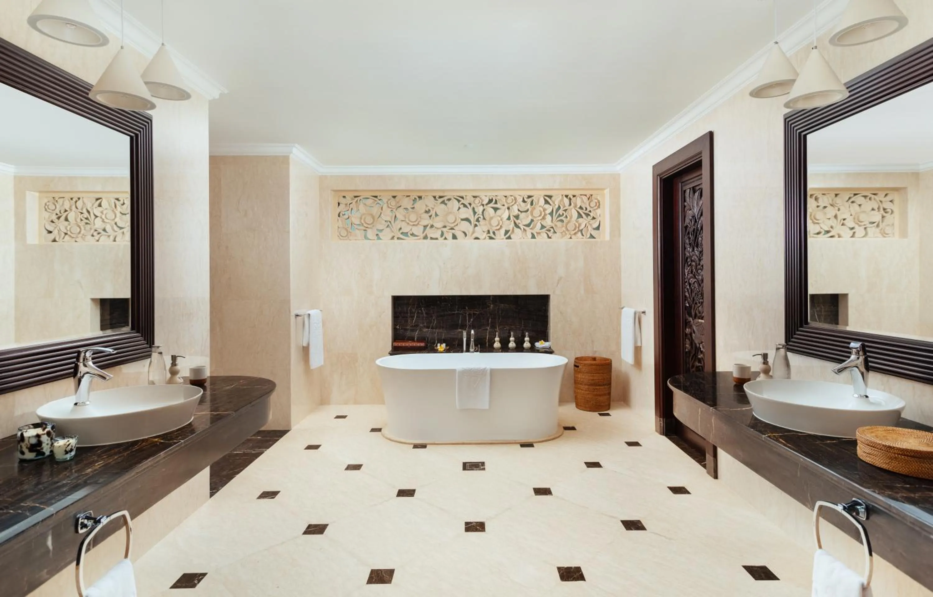 Bathroom in Viceroy Bali