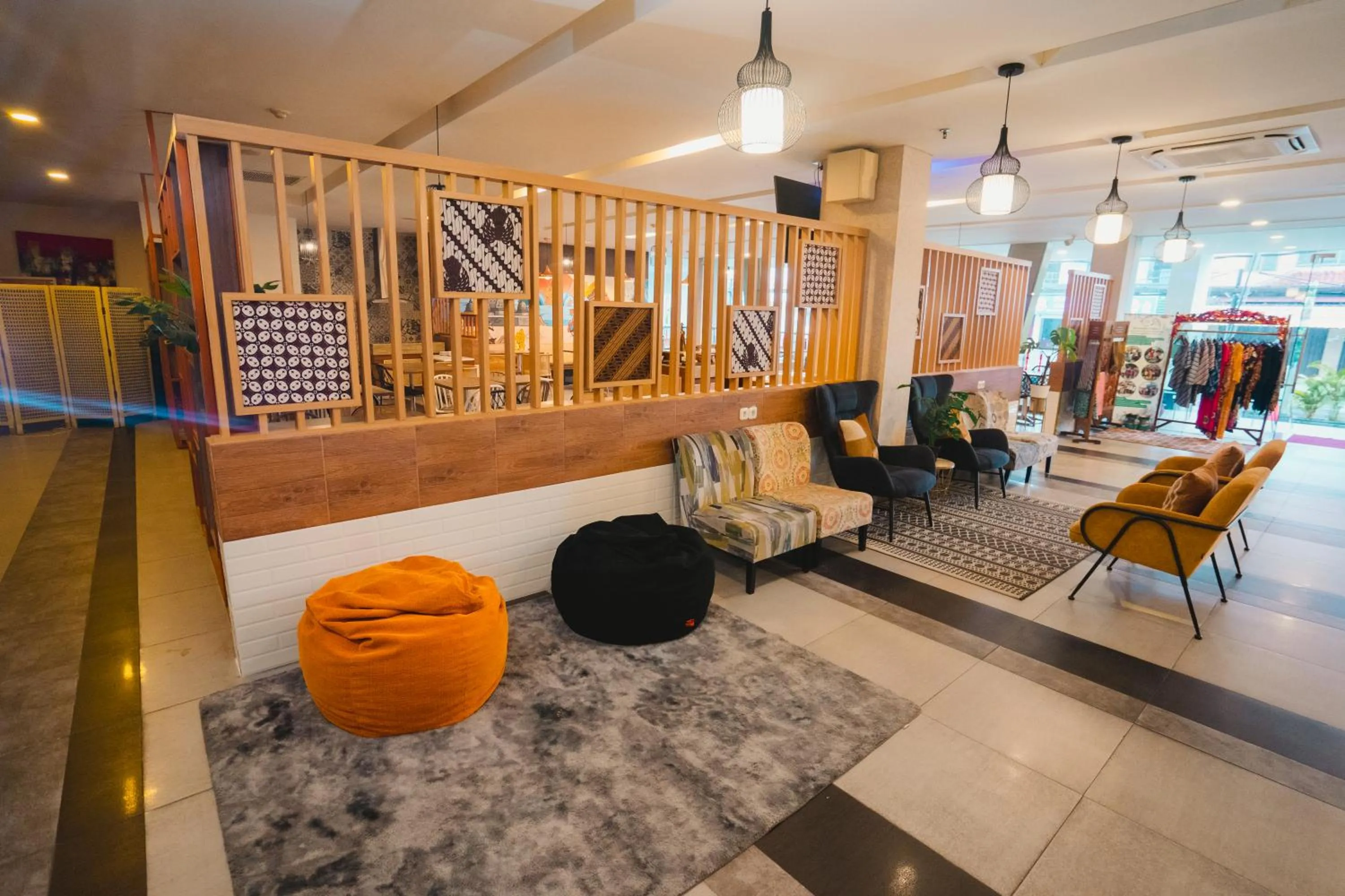 Lobby or reception in Carani Hotel Yogyakarta