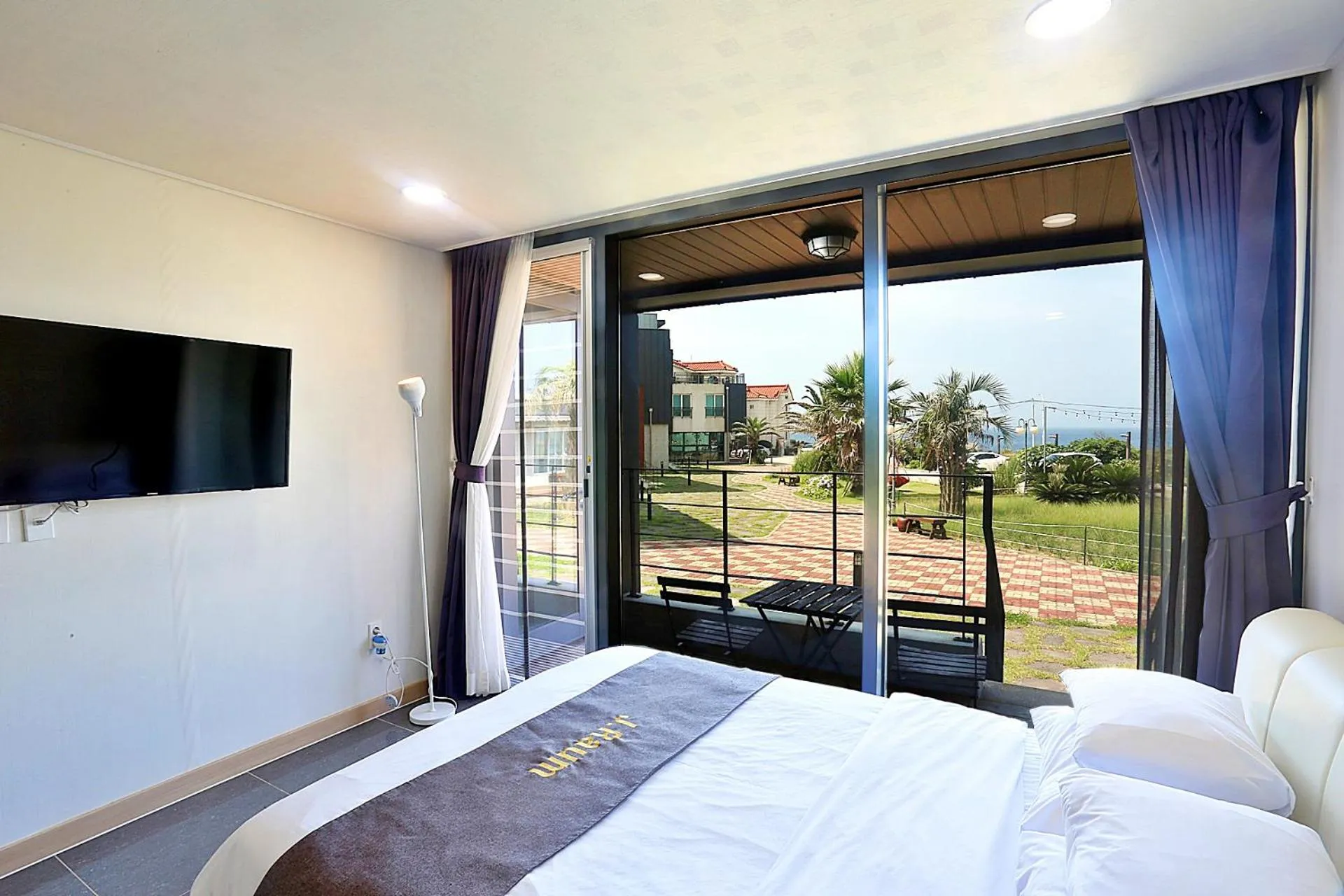 View (from property/room), Bed in J Raum Resort