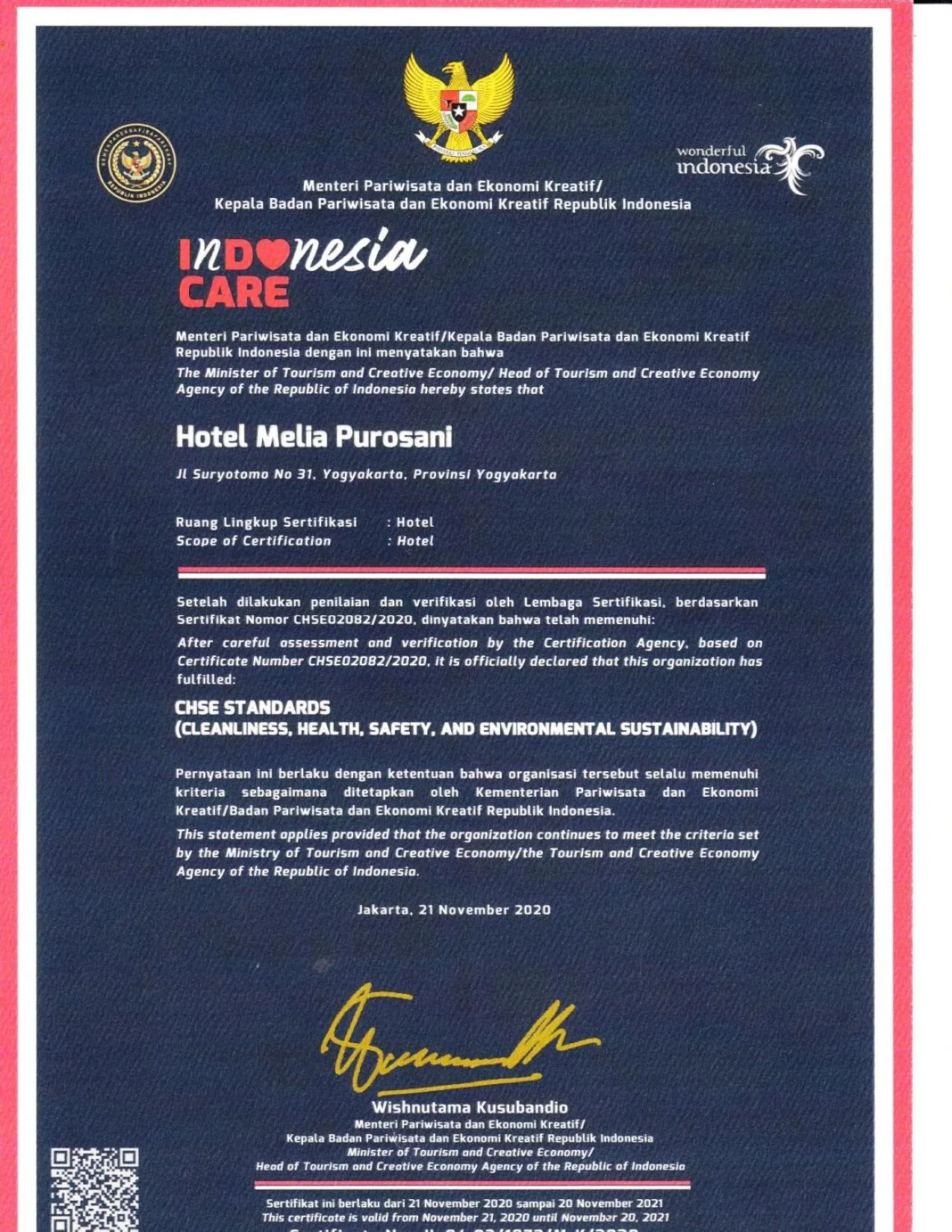 Property building in Melia Purosani Yogyakarta