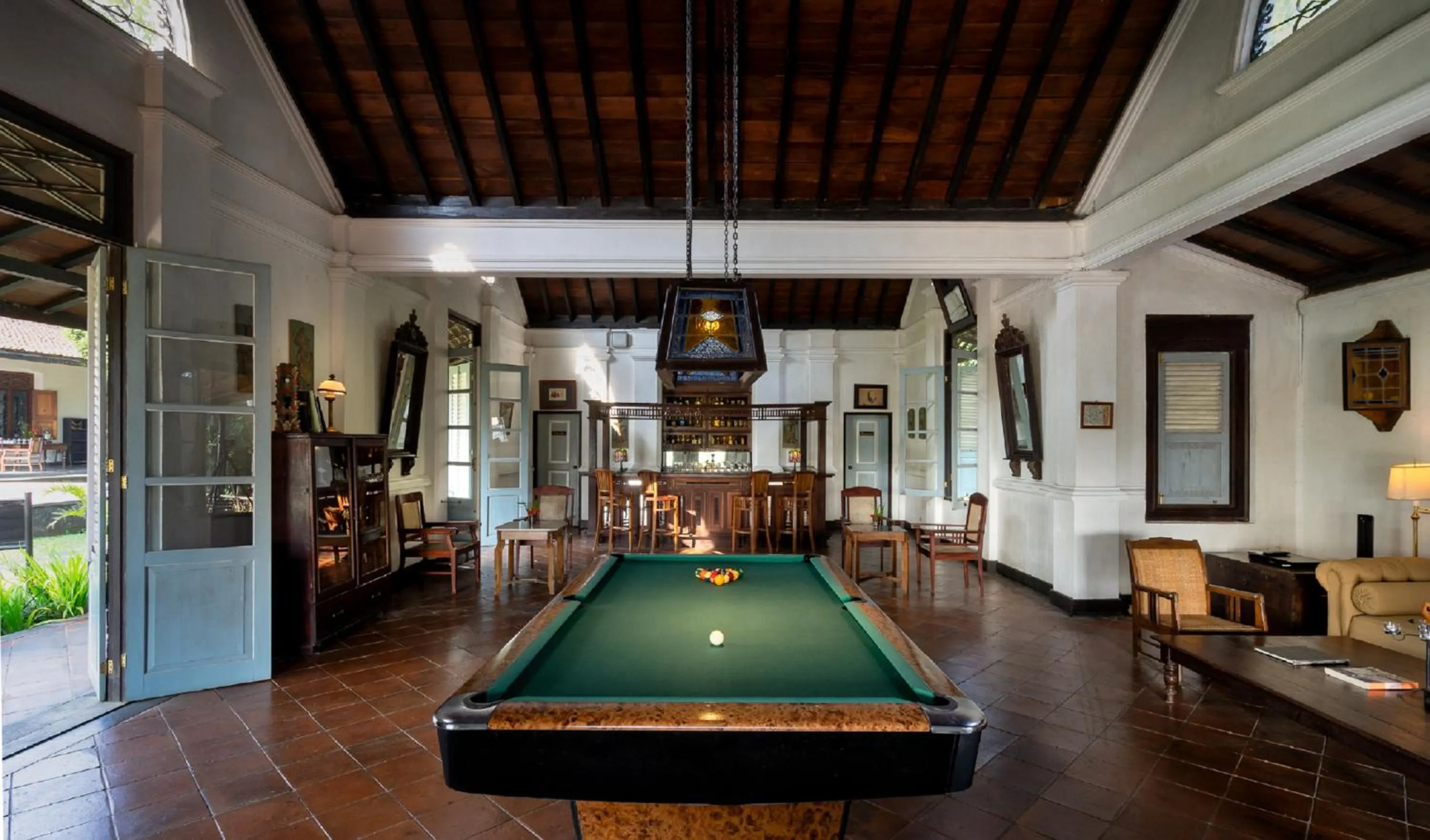 Billiard in MesaStila Resort and Spa