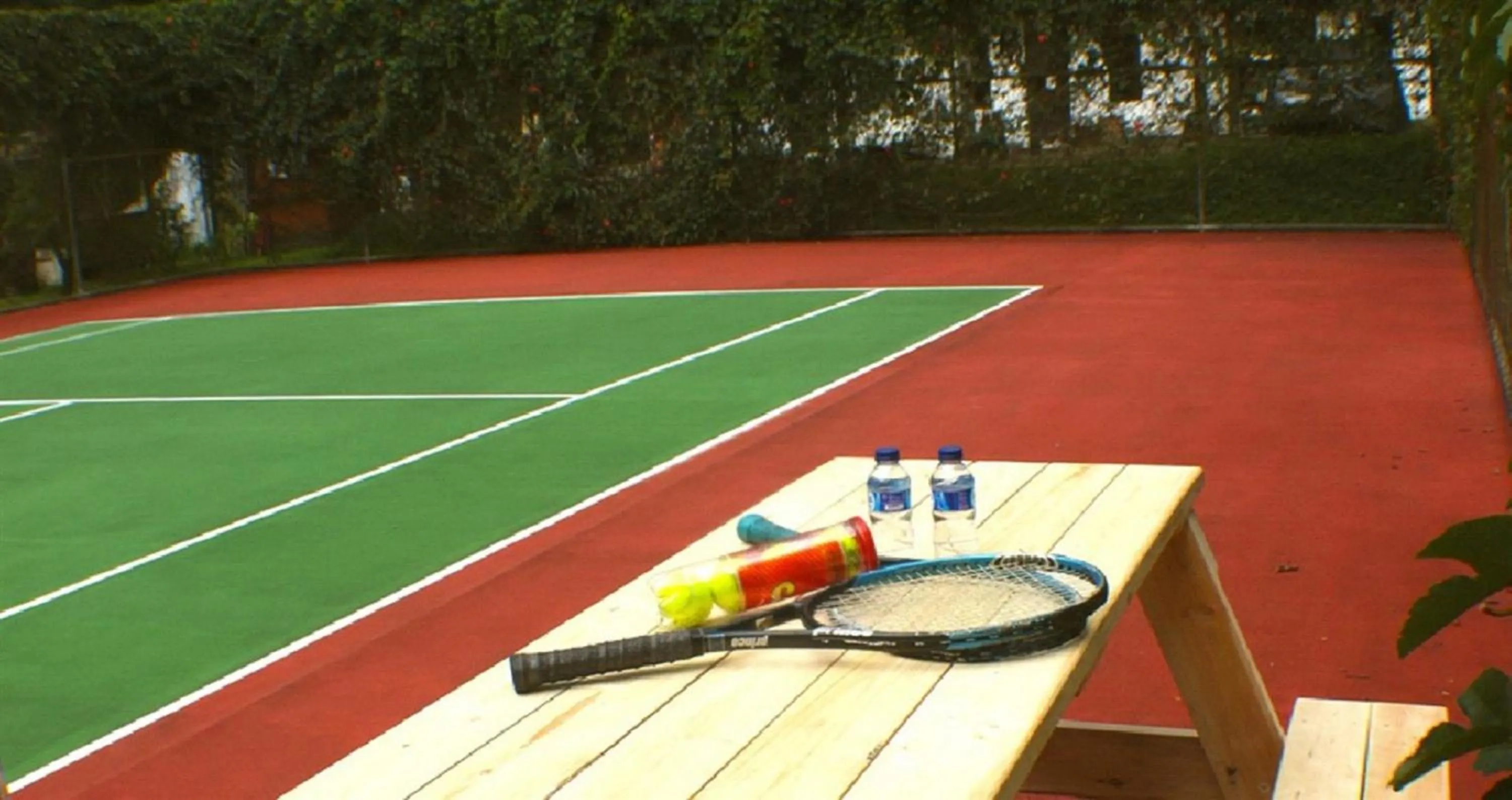 Tennis court in MesaStila Resort and Spa