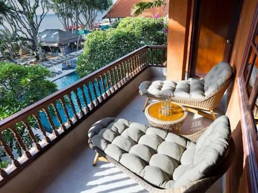 Balcony/Terrace in Puri Santrian Beach Resort And Spa