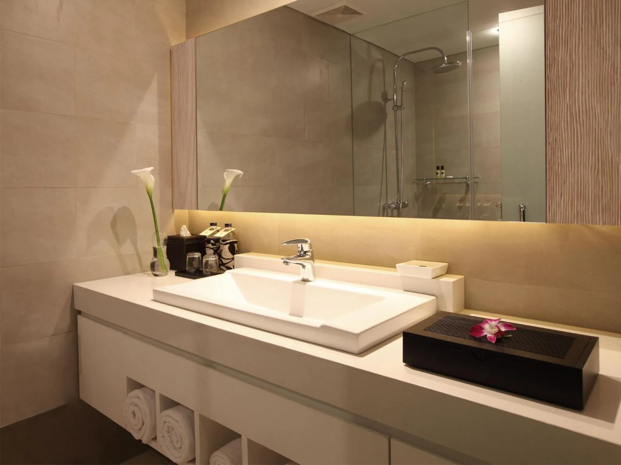 Bathroom in Puri Santrian Beach Resort And Spa