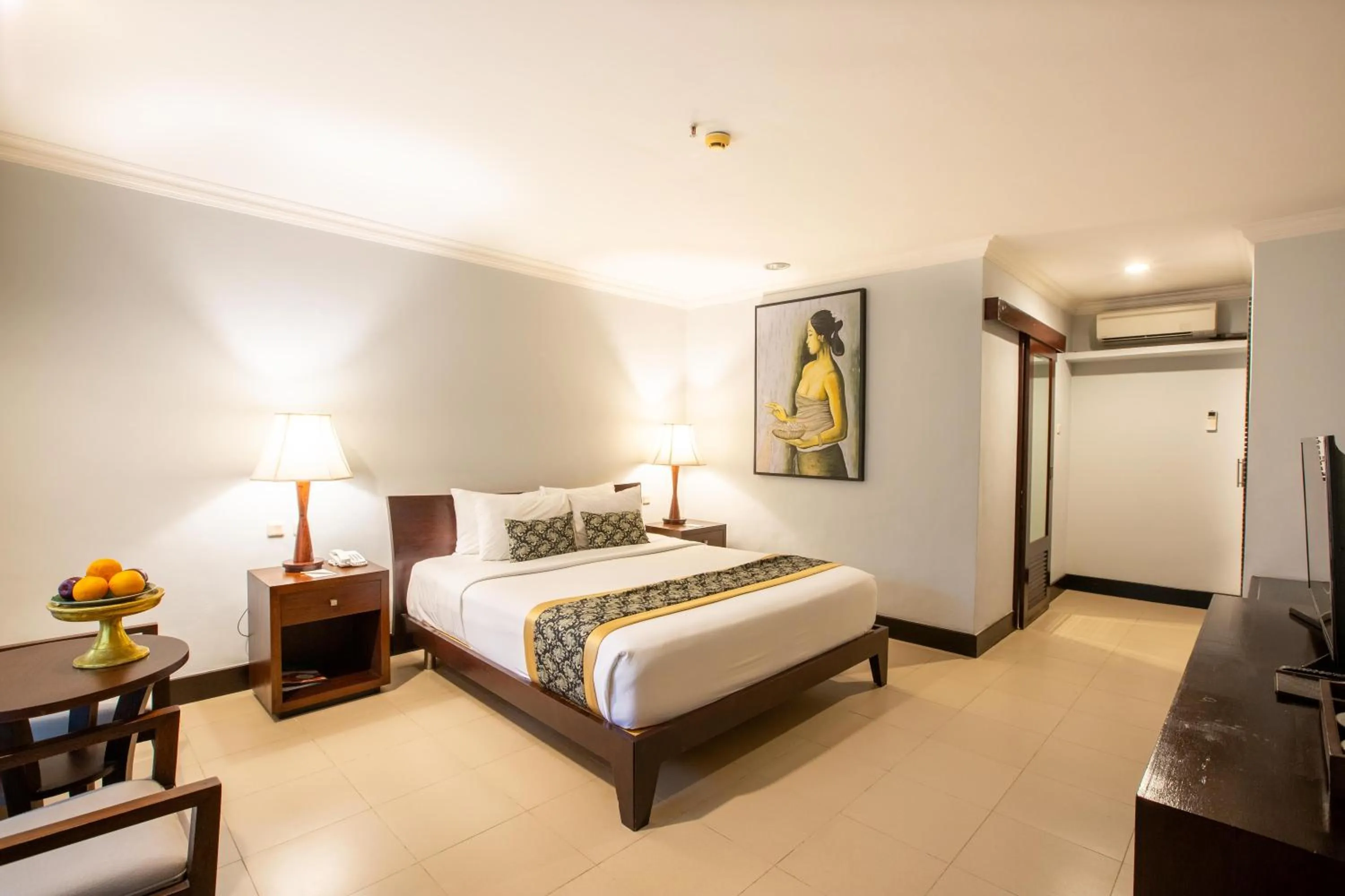 Bedroom, Bed in Puri Santrian Beach Resort And Spa