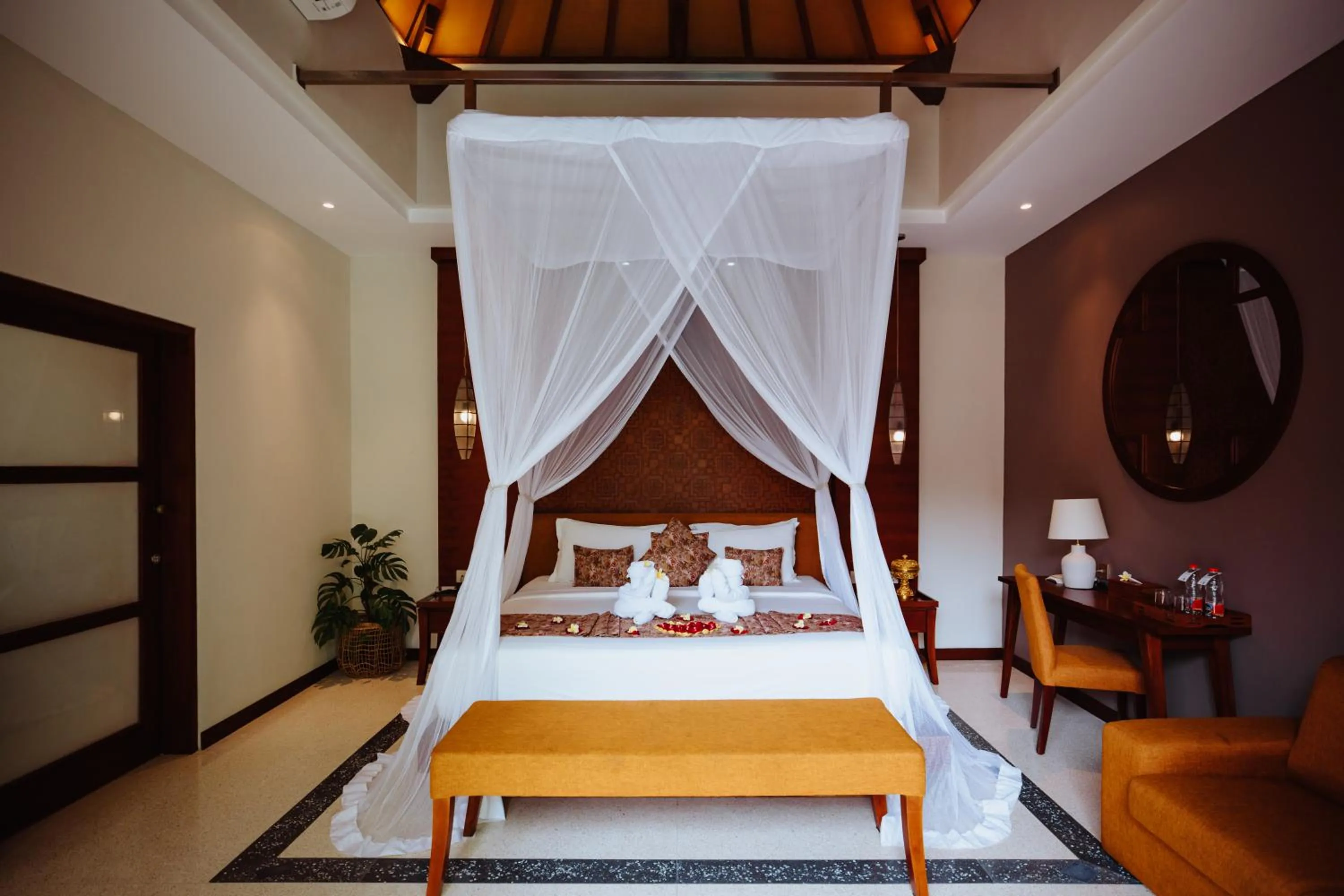 Bed in Aria Exclusive Villas & SPA