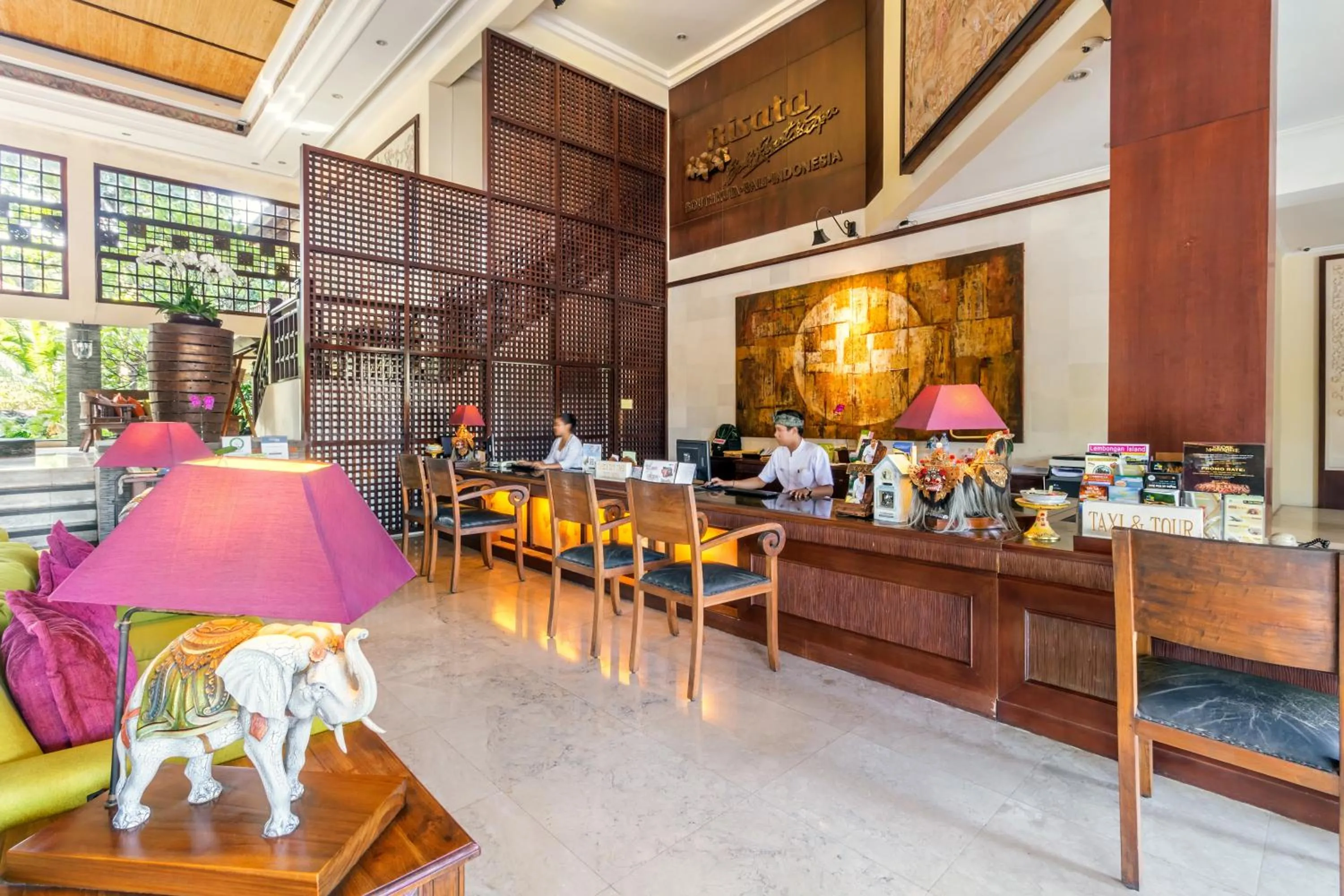 Lobby or reception in Risata Bali Resort & Spa