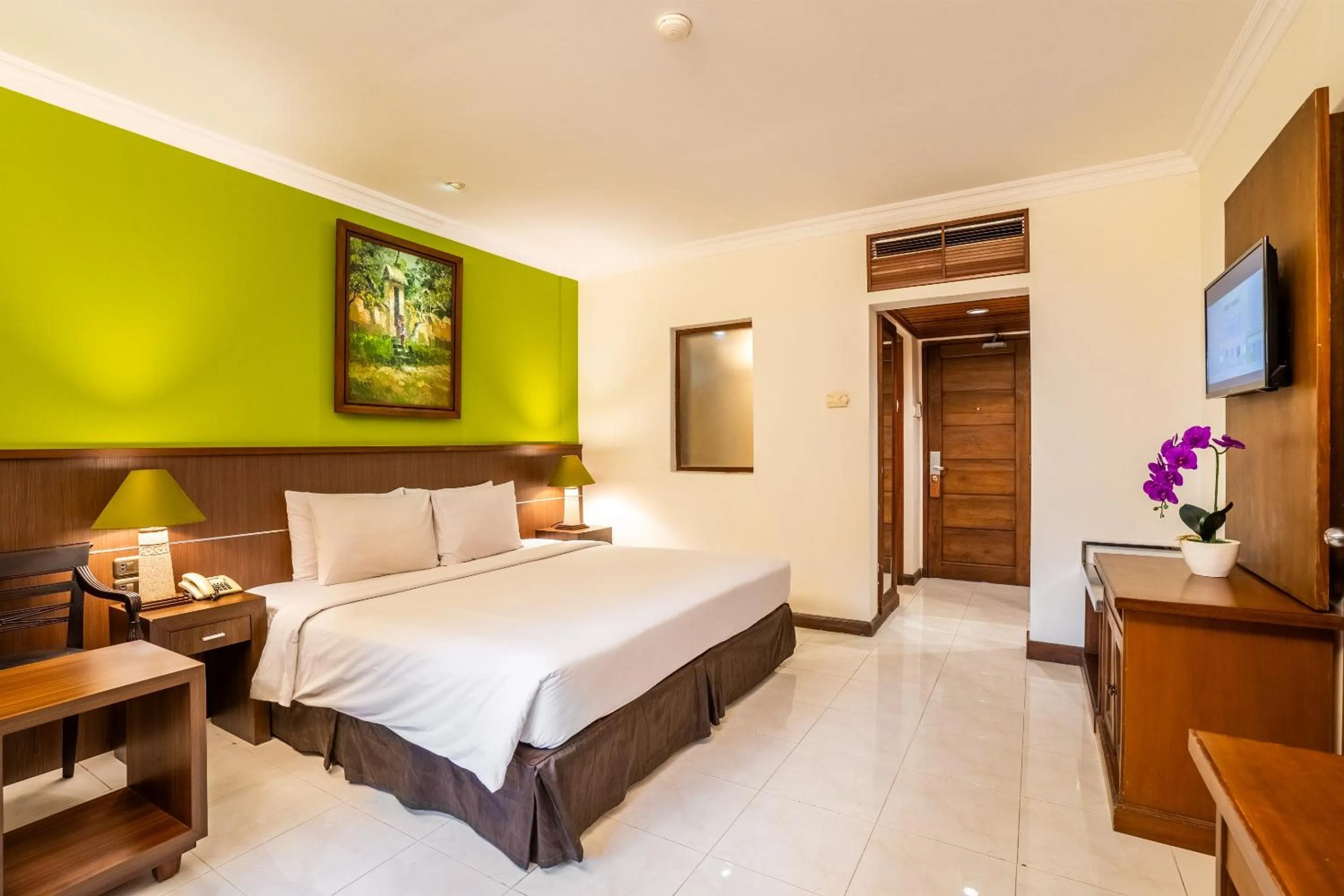 TV and multimedia, Bed in Risata Bali Resort & Spa