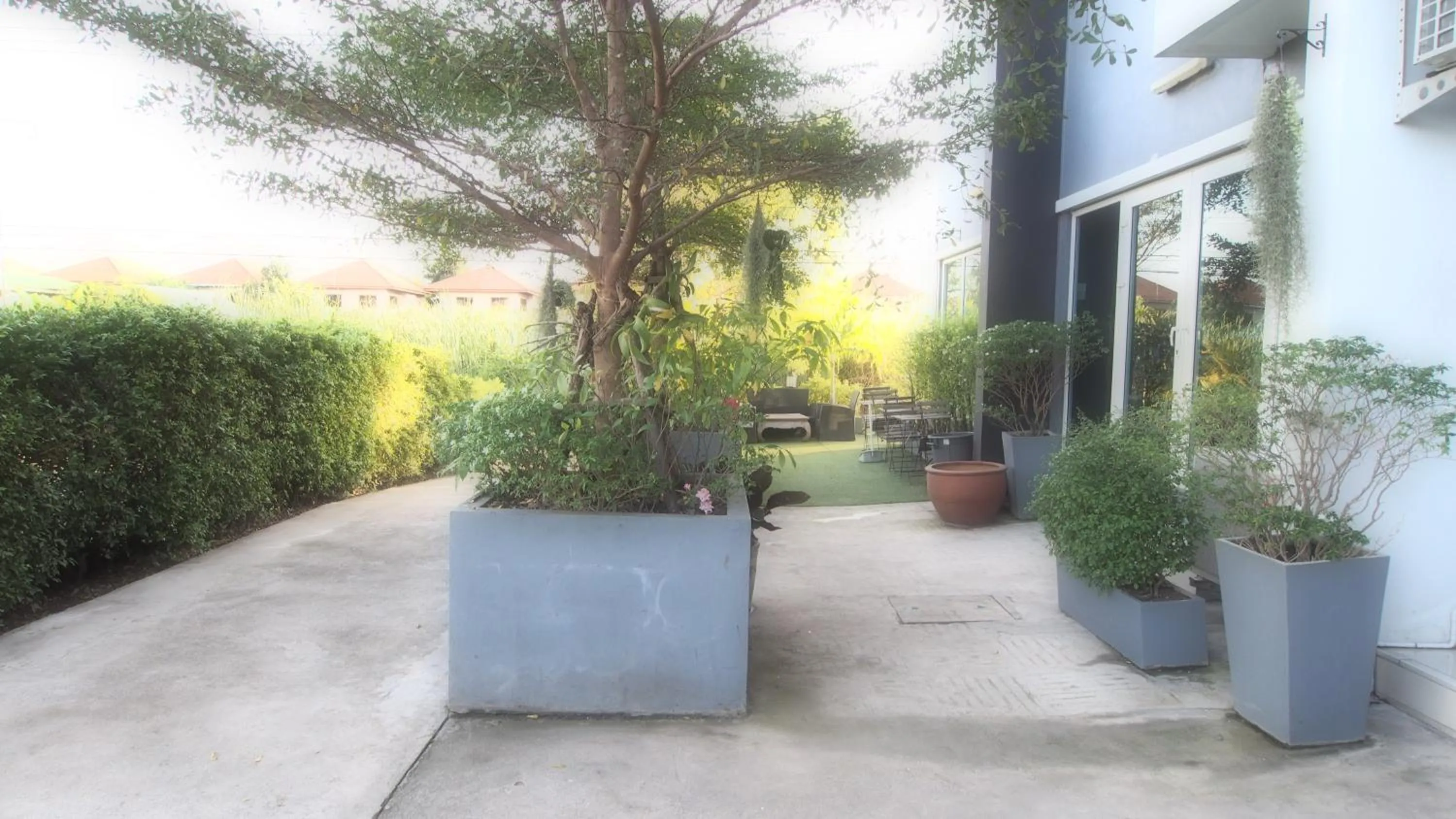 Patio in ibeyond Apartment Romklao Suvarnabhumi