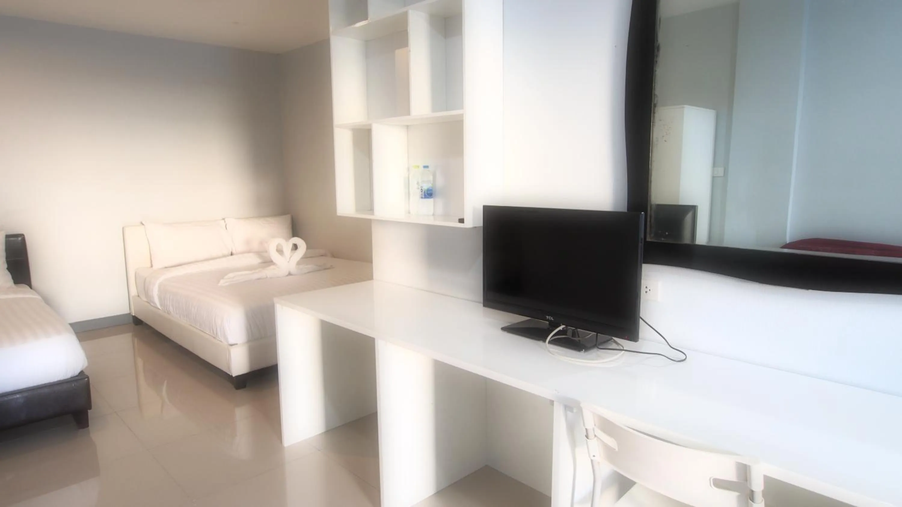 Property building, Bed in ibeyond Apartment Romklao Suvarnabhumi