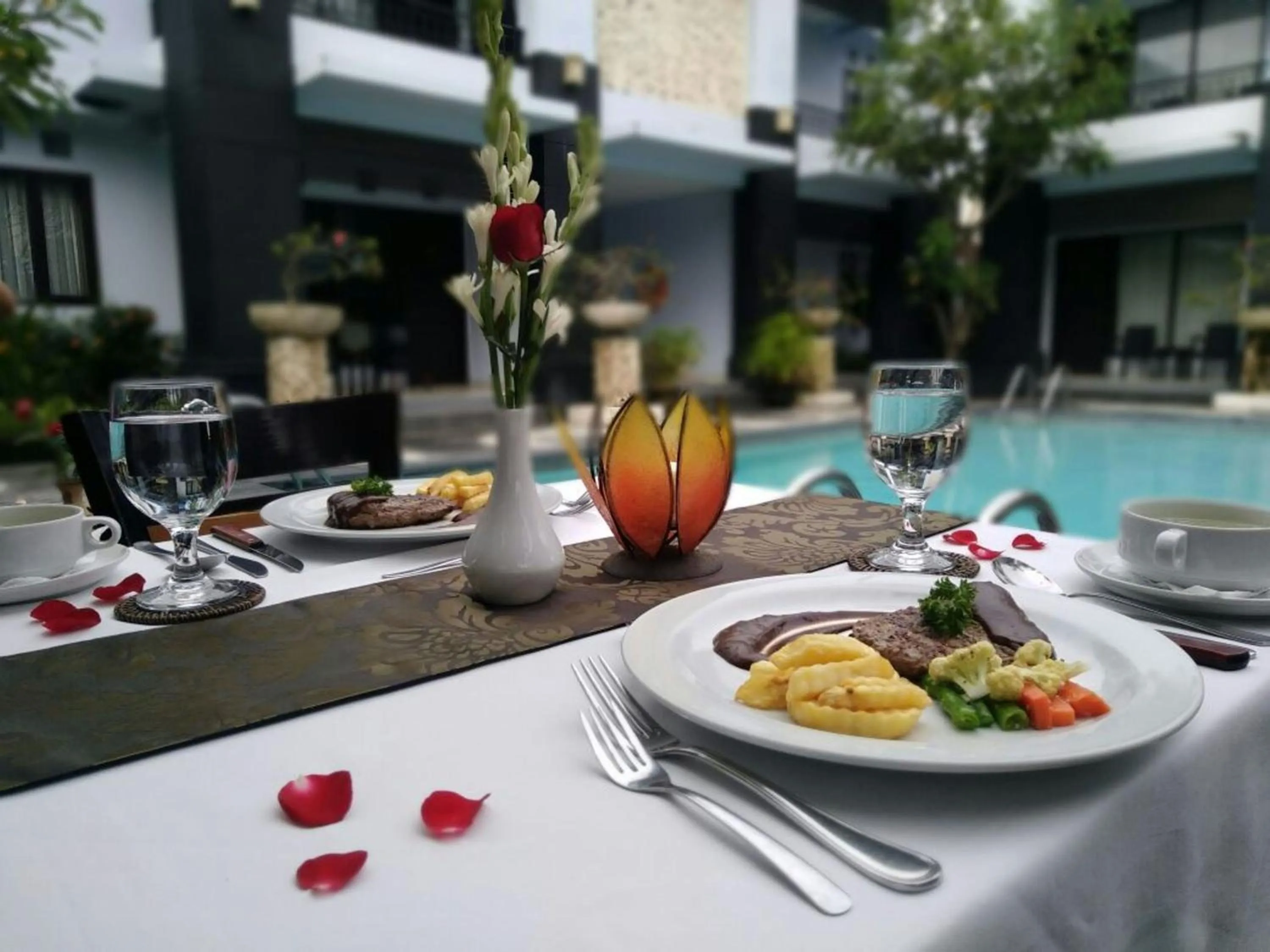 Dinner in The Radiant Hotel