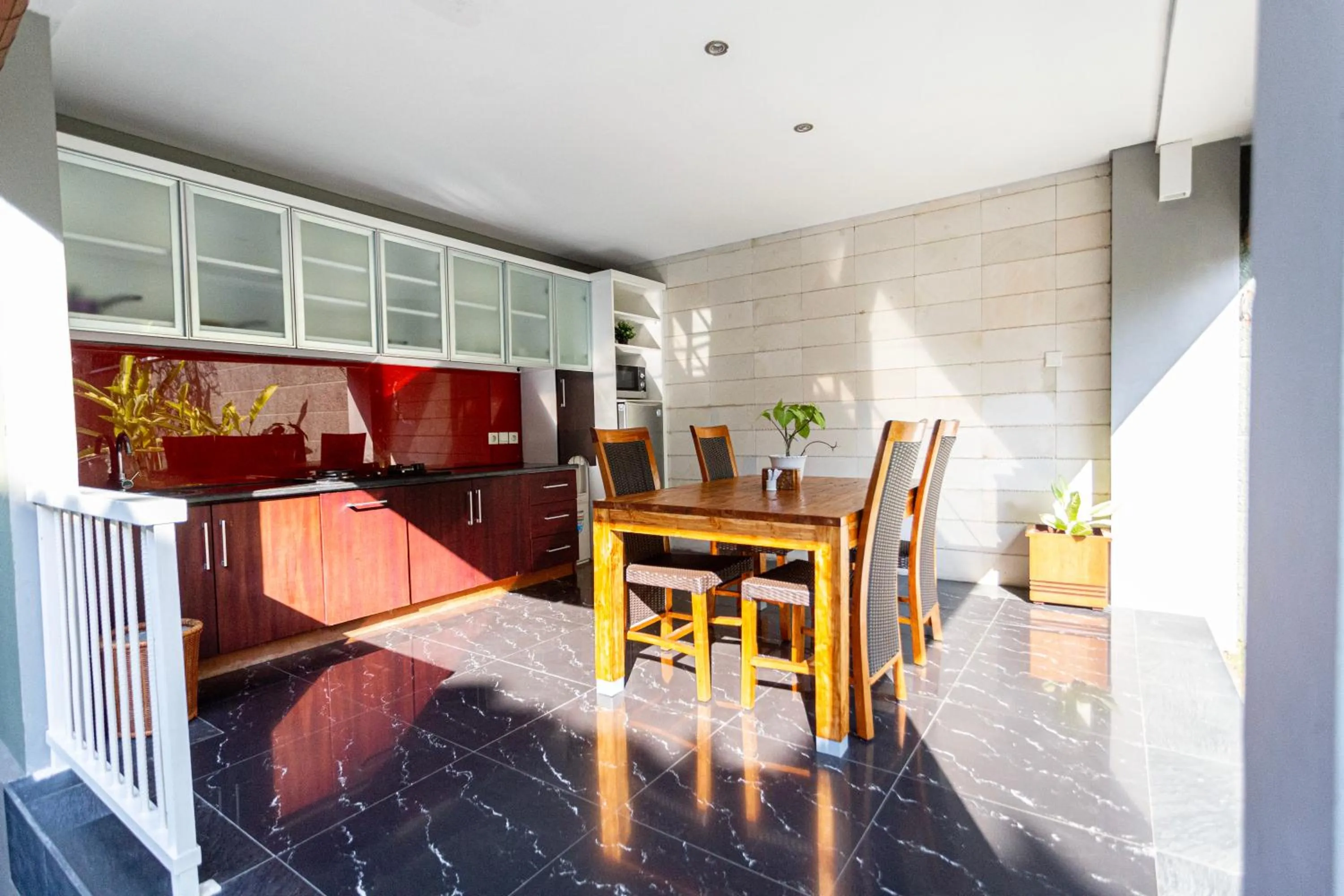 Kitchen or kitchenette in Abi Bali Resort and Villa