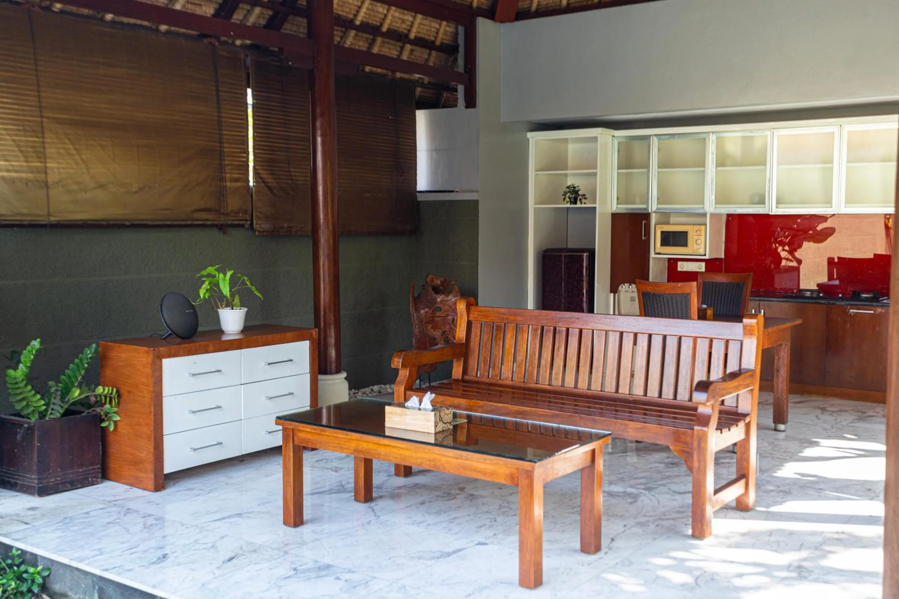 Kitchen or kitchenette in Abi Bali Resort and Villa