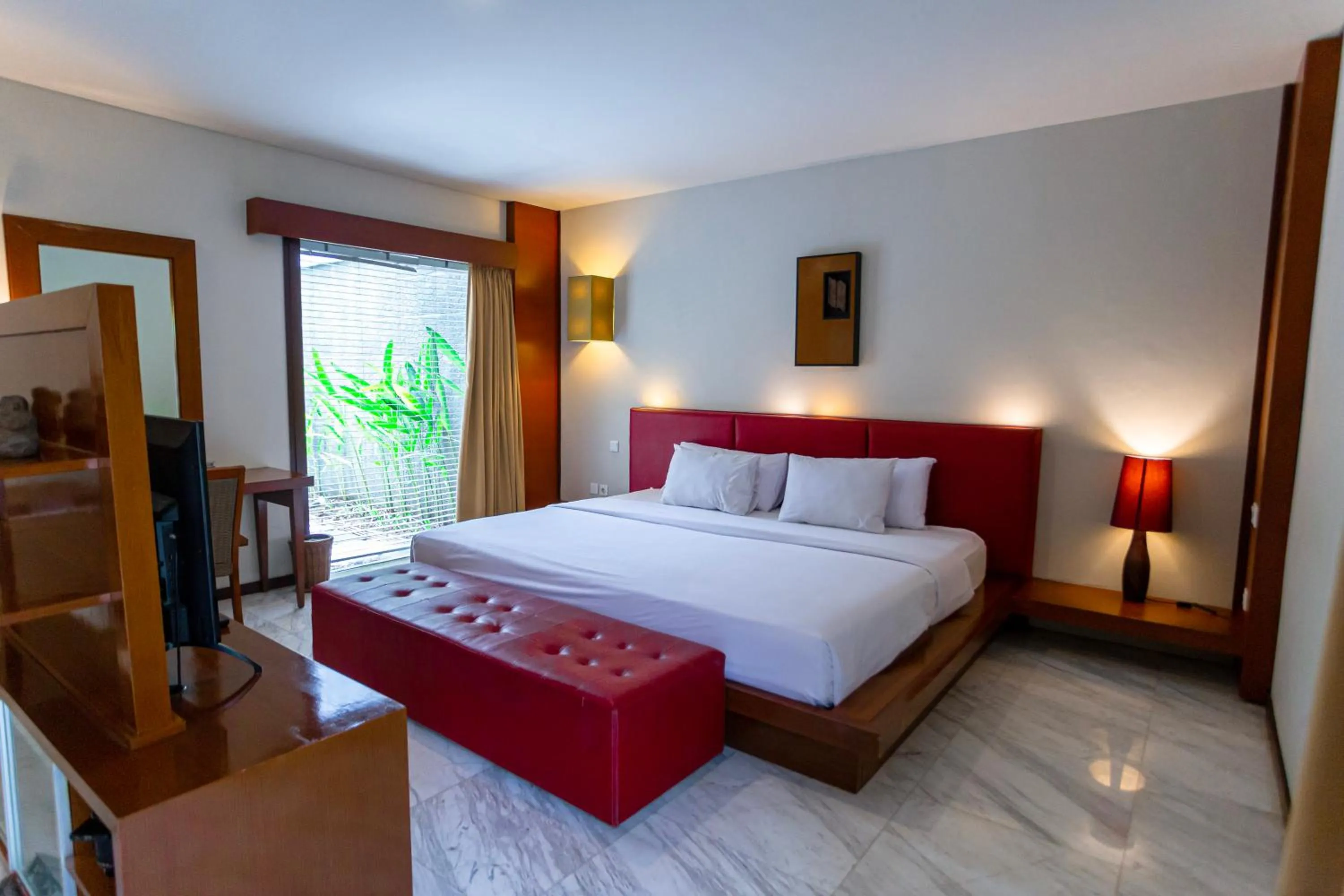 Bed in Abi Bali Resort and Villa