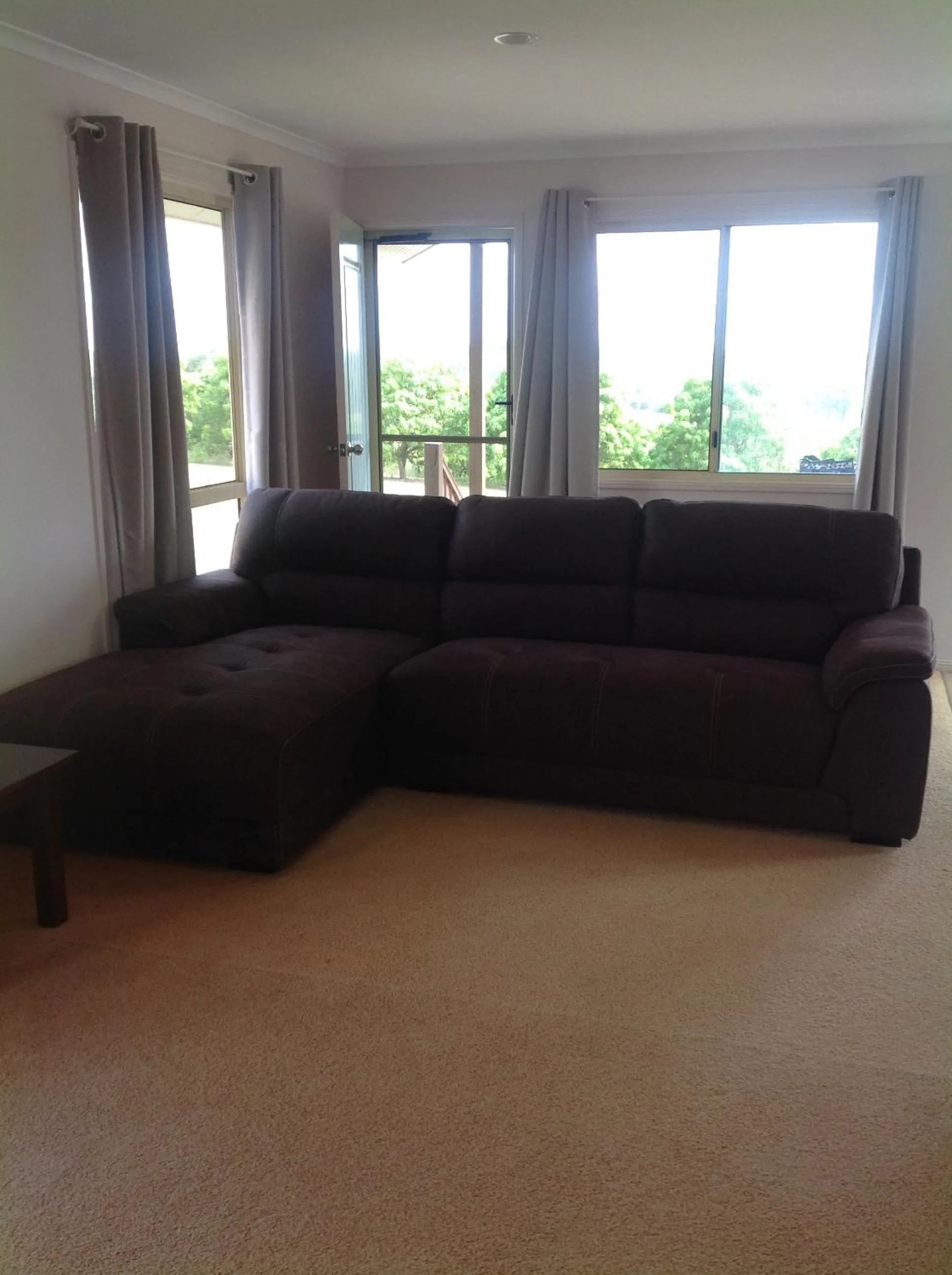 Living room in Lake Barra Cottages