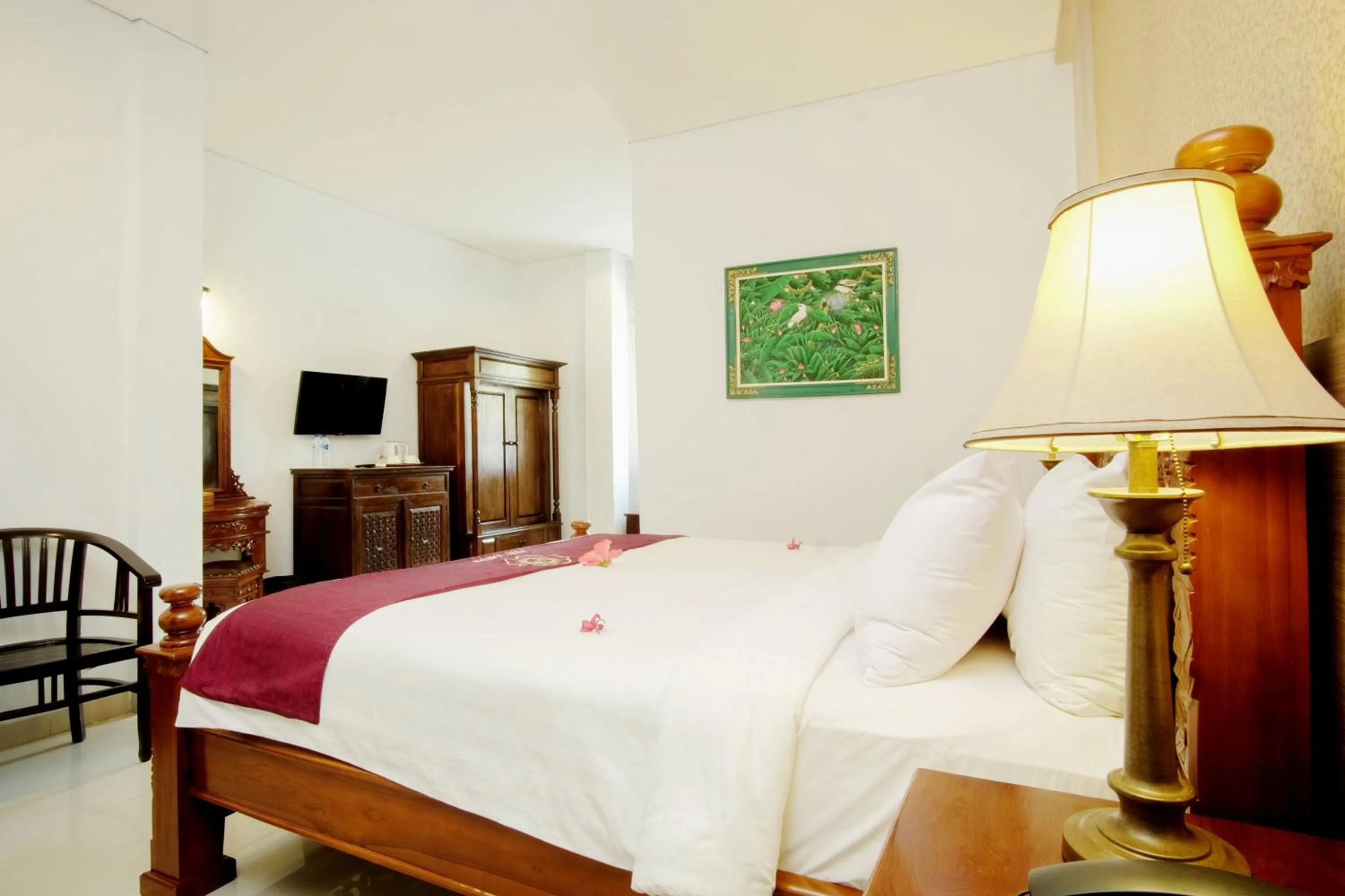 Bedroom, Bed in Puri Saron Senggigi Hotel