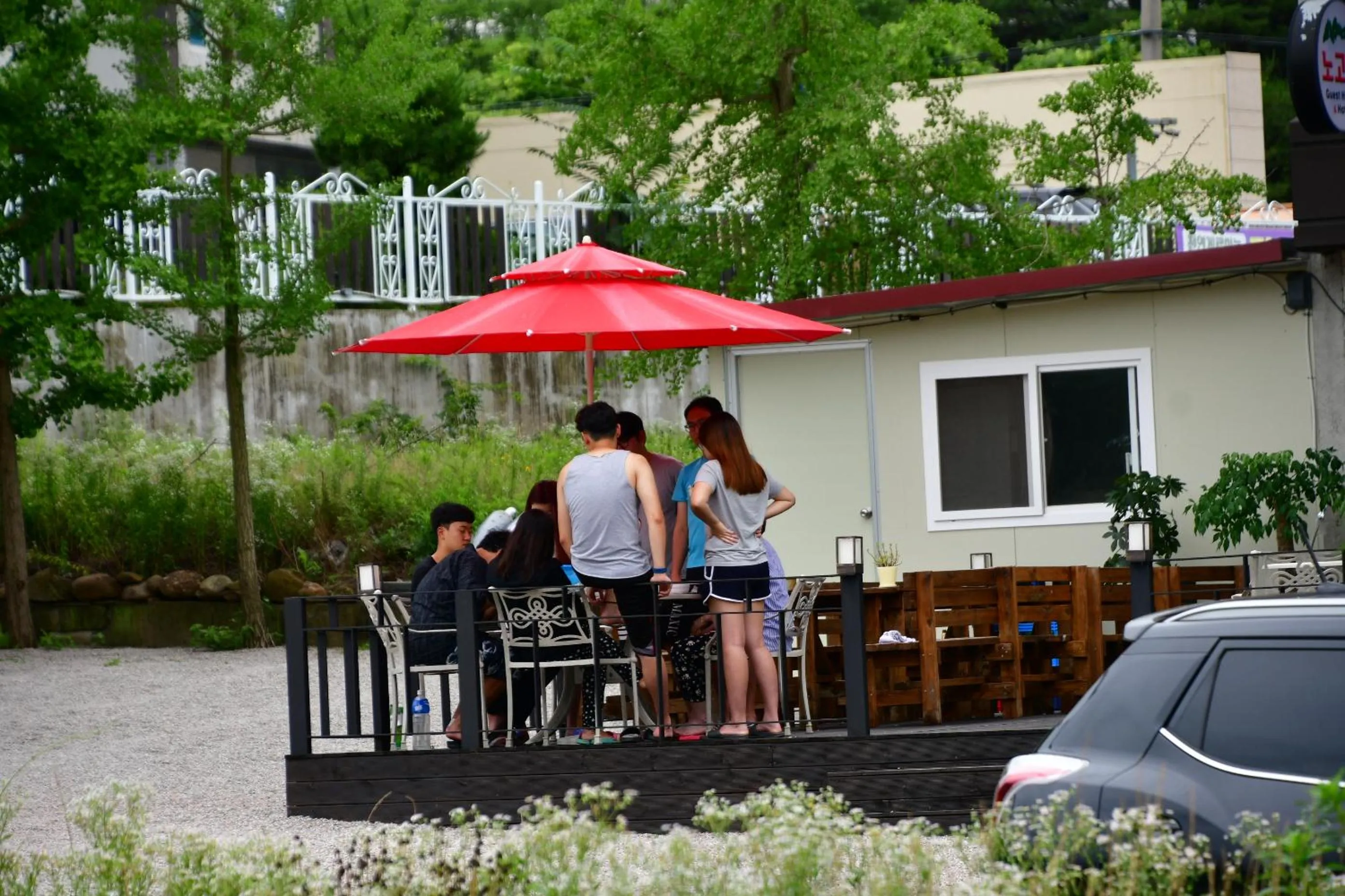 BBQ facilities in Nogodan Guesthouse and Hotel