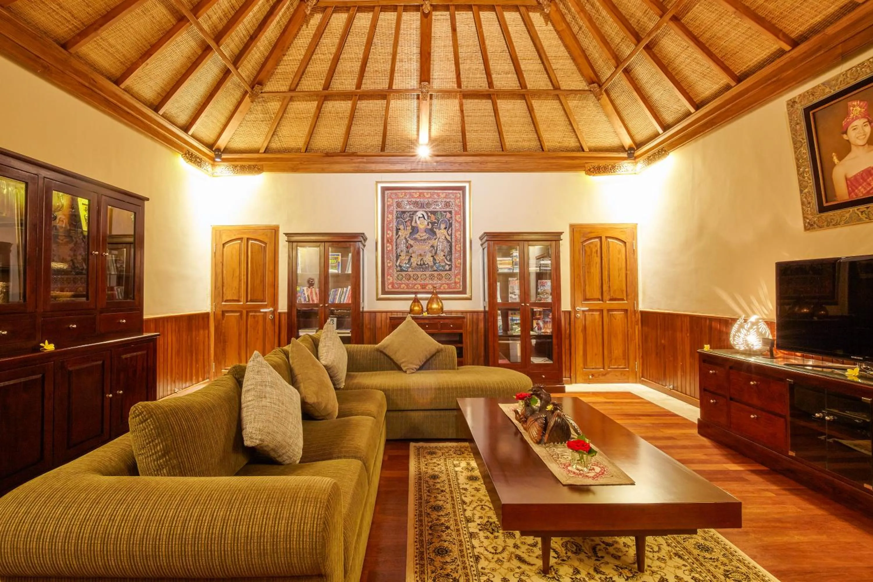 Living room in Bagus Jati Health & Wellbeing Retreat