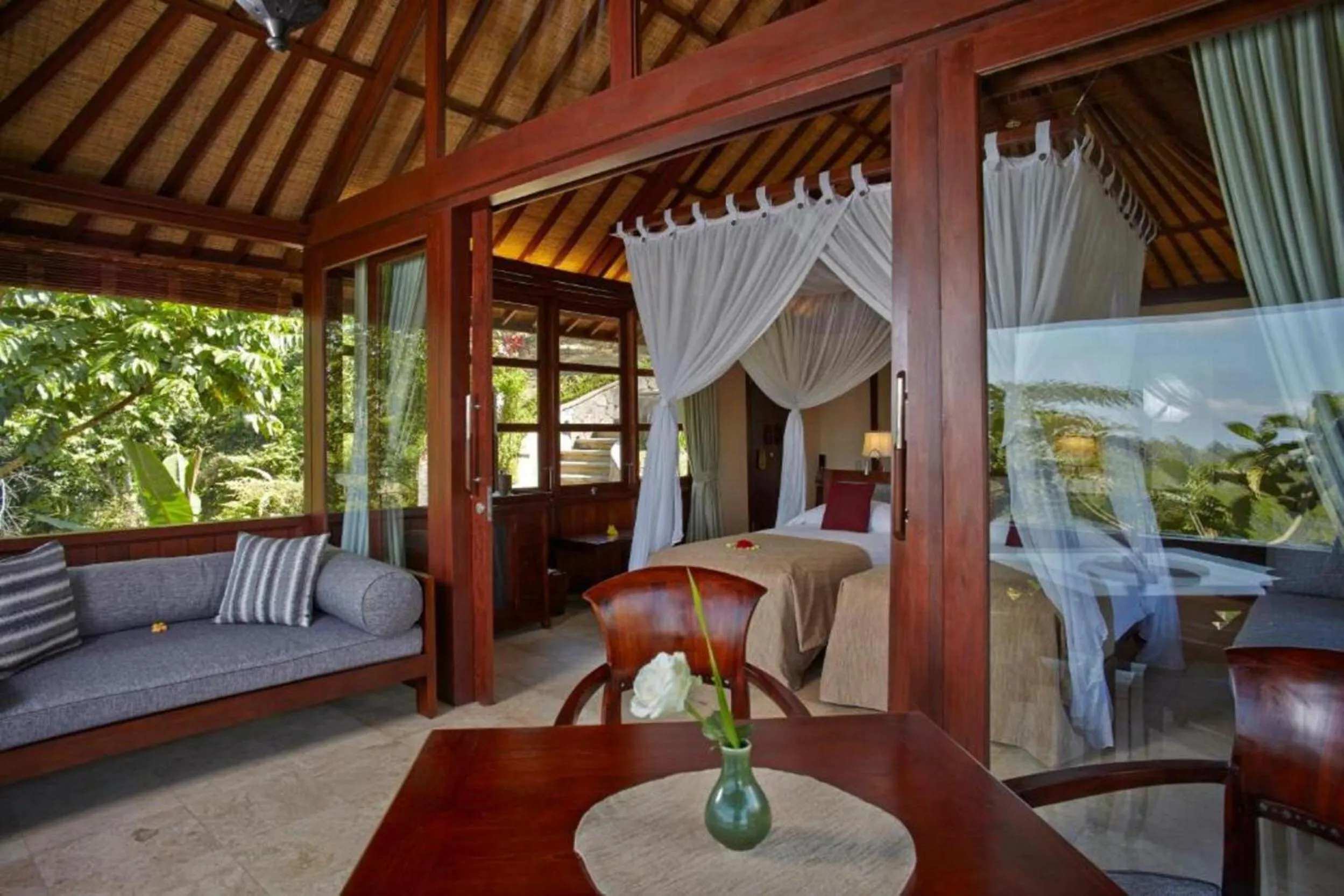 Balcony/Terrace in Bagus Jati Health & Wellbeing Retreat