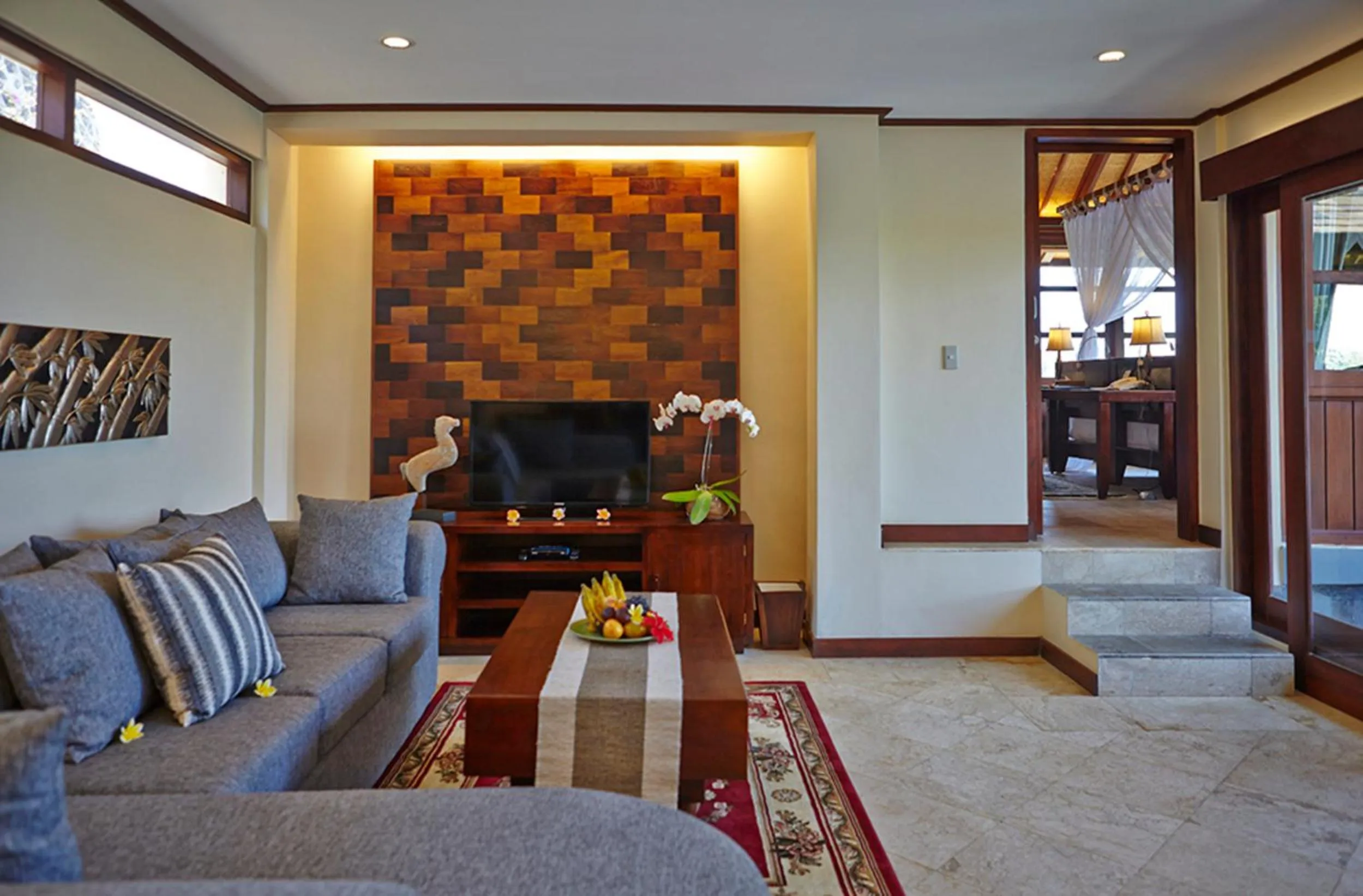 Living room in Bagus Jati Health & Wellbeing Retreat