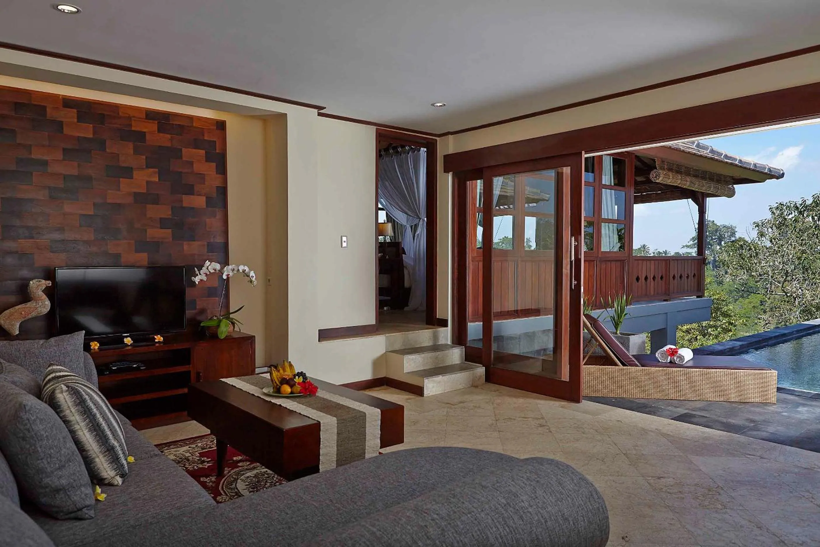 Living room in Bagus Jati Health & Wellbeing Retreat