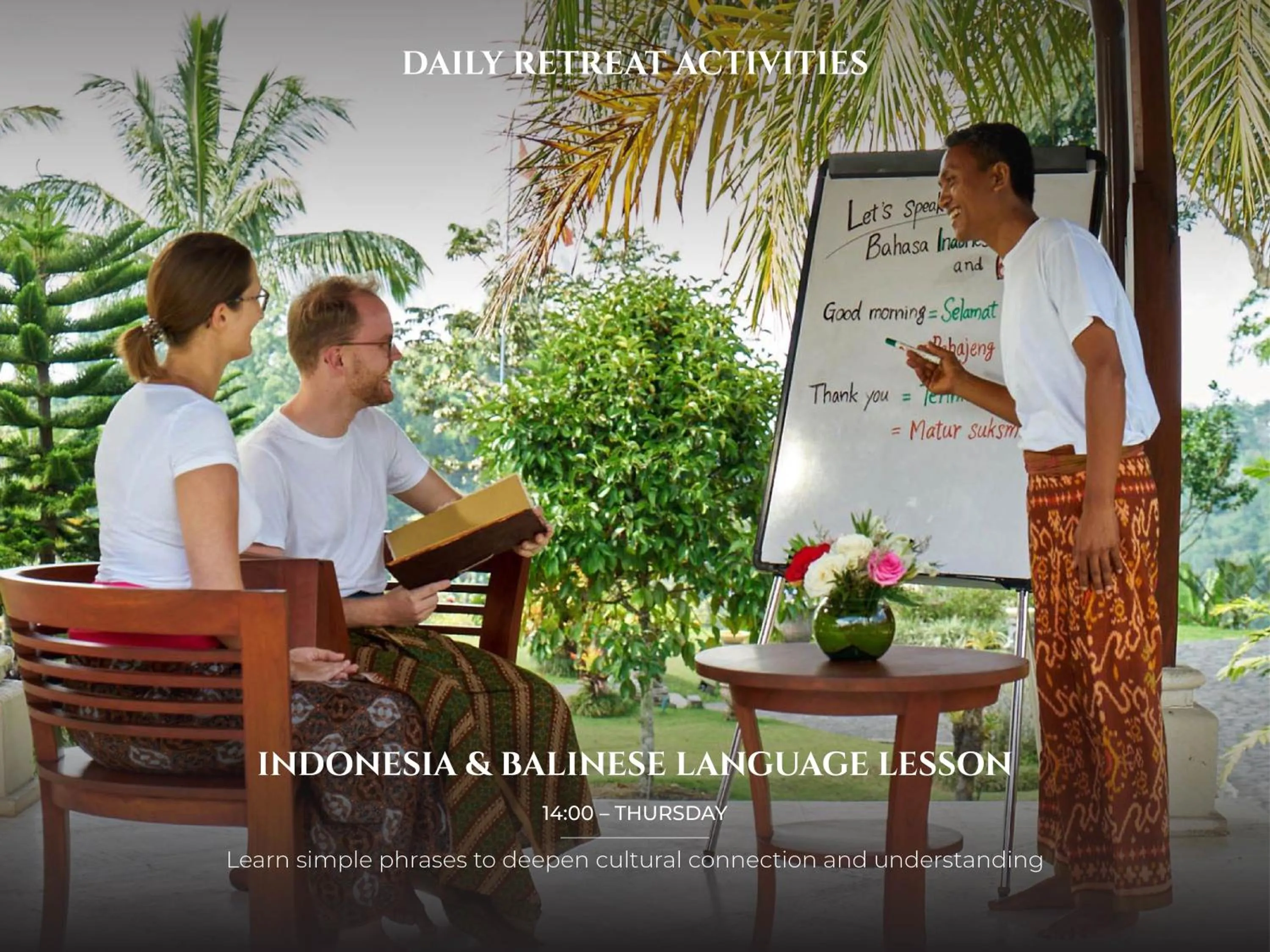 Activities in Bagus Jati Health & Wellbeing Retreat