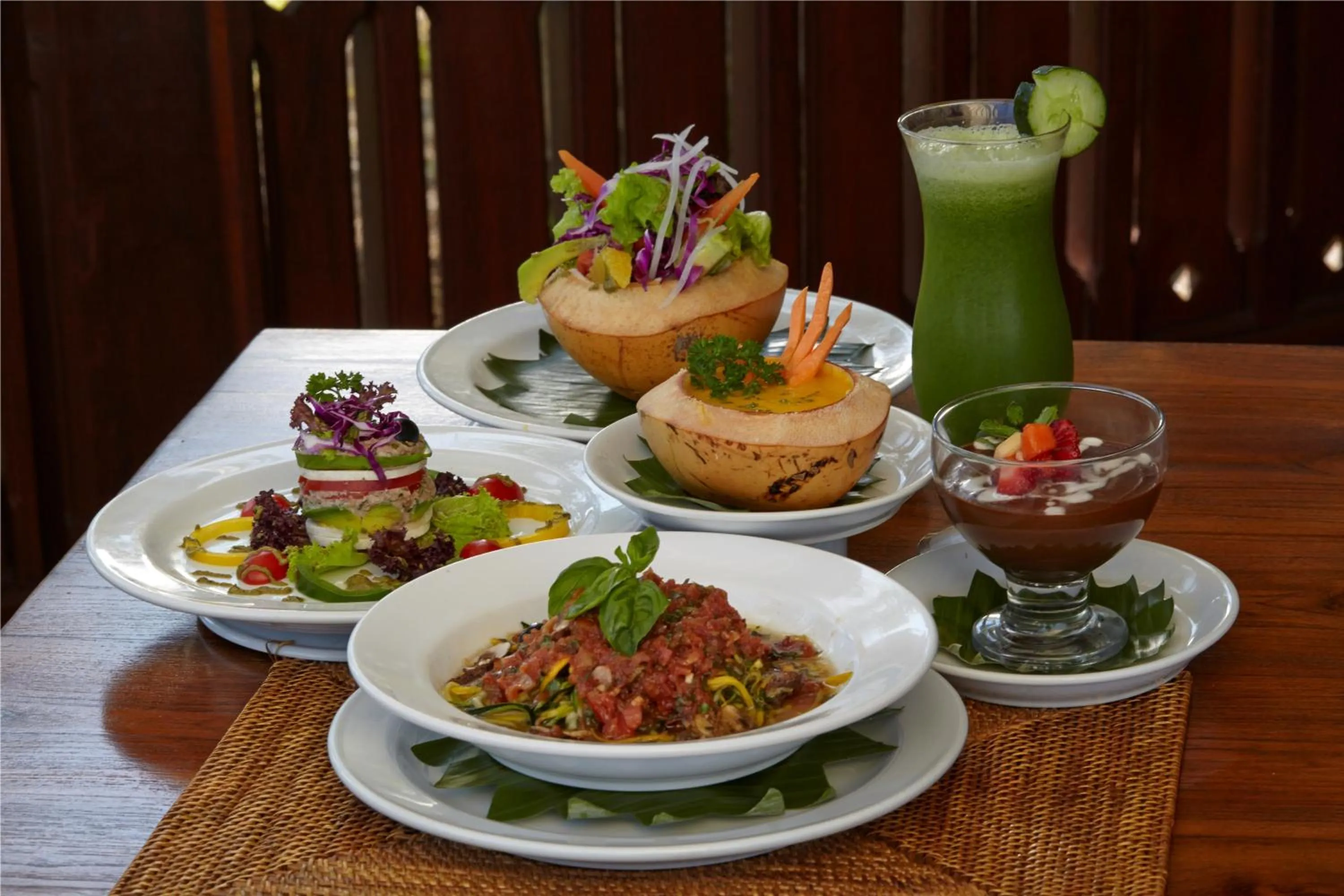 Food close-up in Bagus Jati Health & Wellbeing Retreat