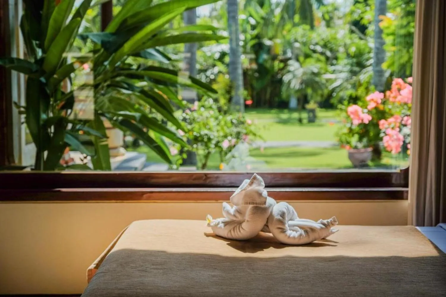 Bed in Puri Bagus Candidasa