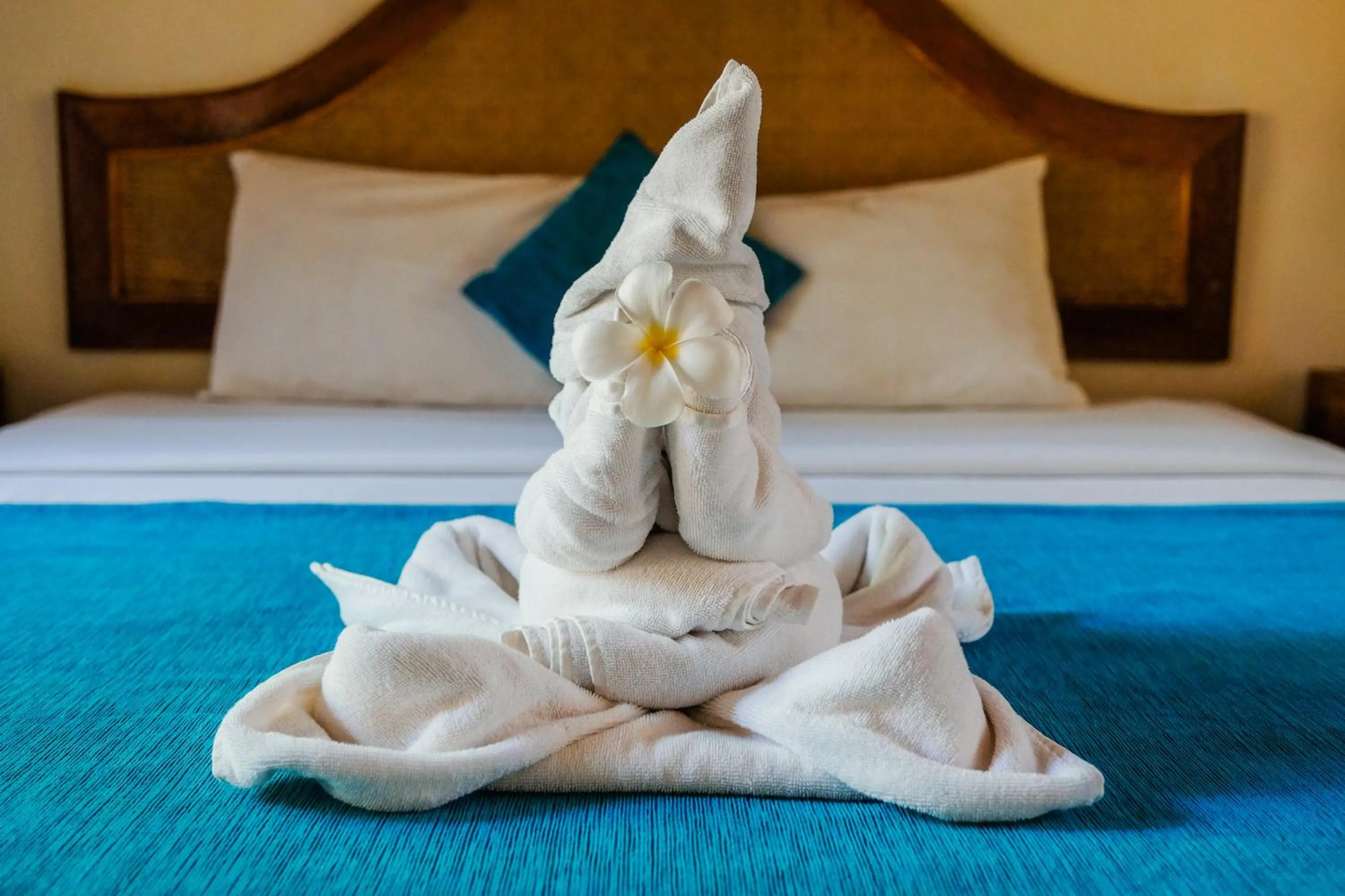 Bed in Puri Bagus Candidasa