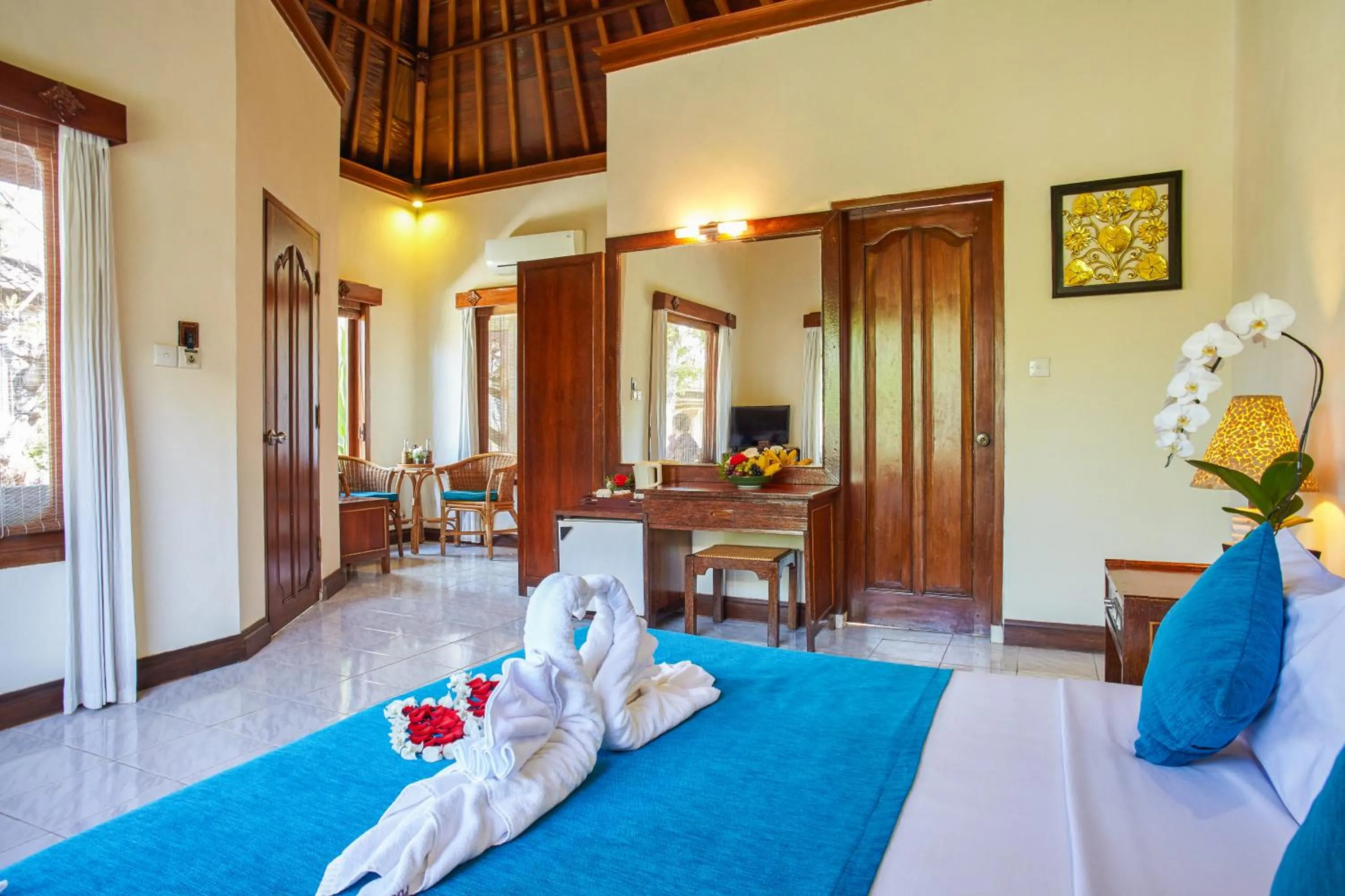 Bed in Puri Bagus Candidasa