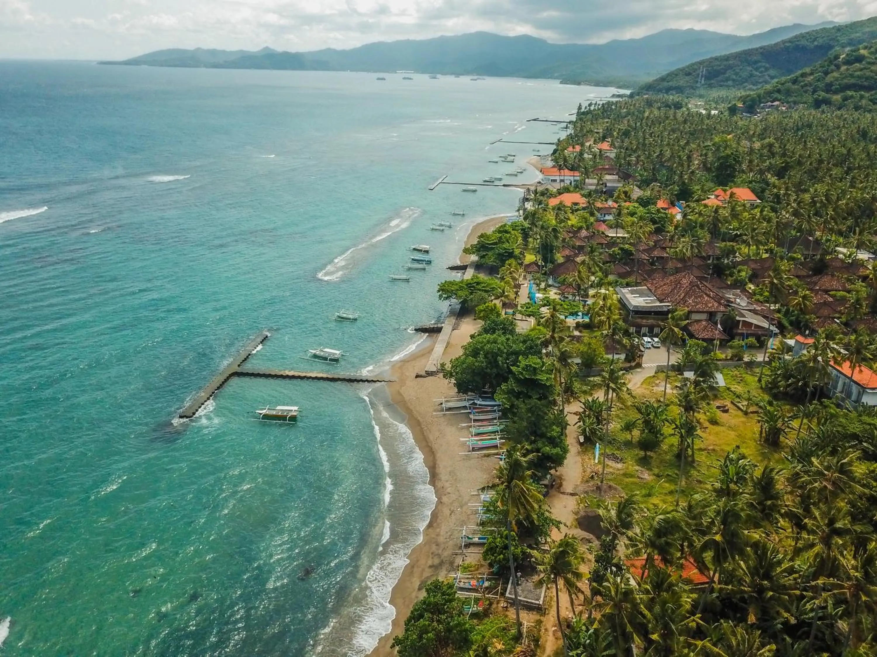 Bird's eye view in Puri Bagus Candidasa