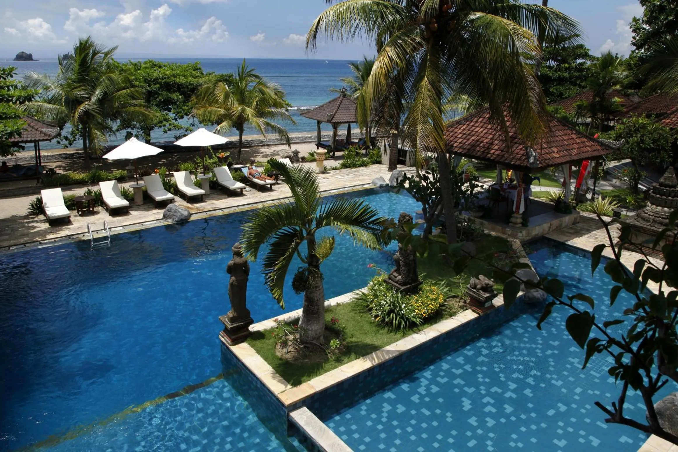 Swimming pool in Puri Bagus Candidasa