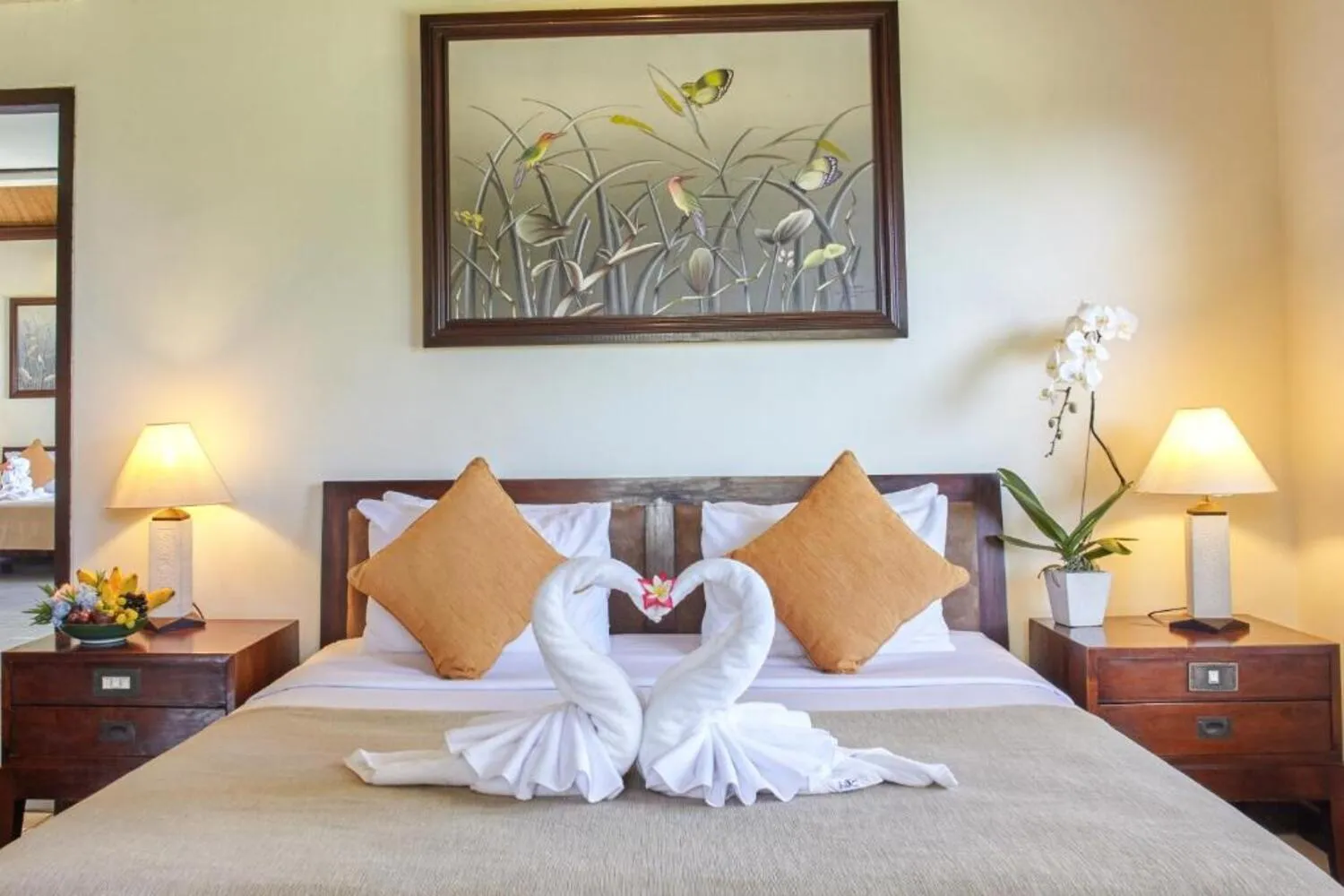 Bed in Puri Bagus Candidasa