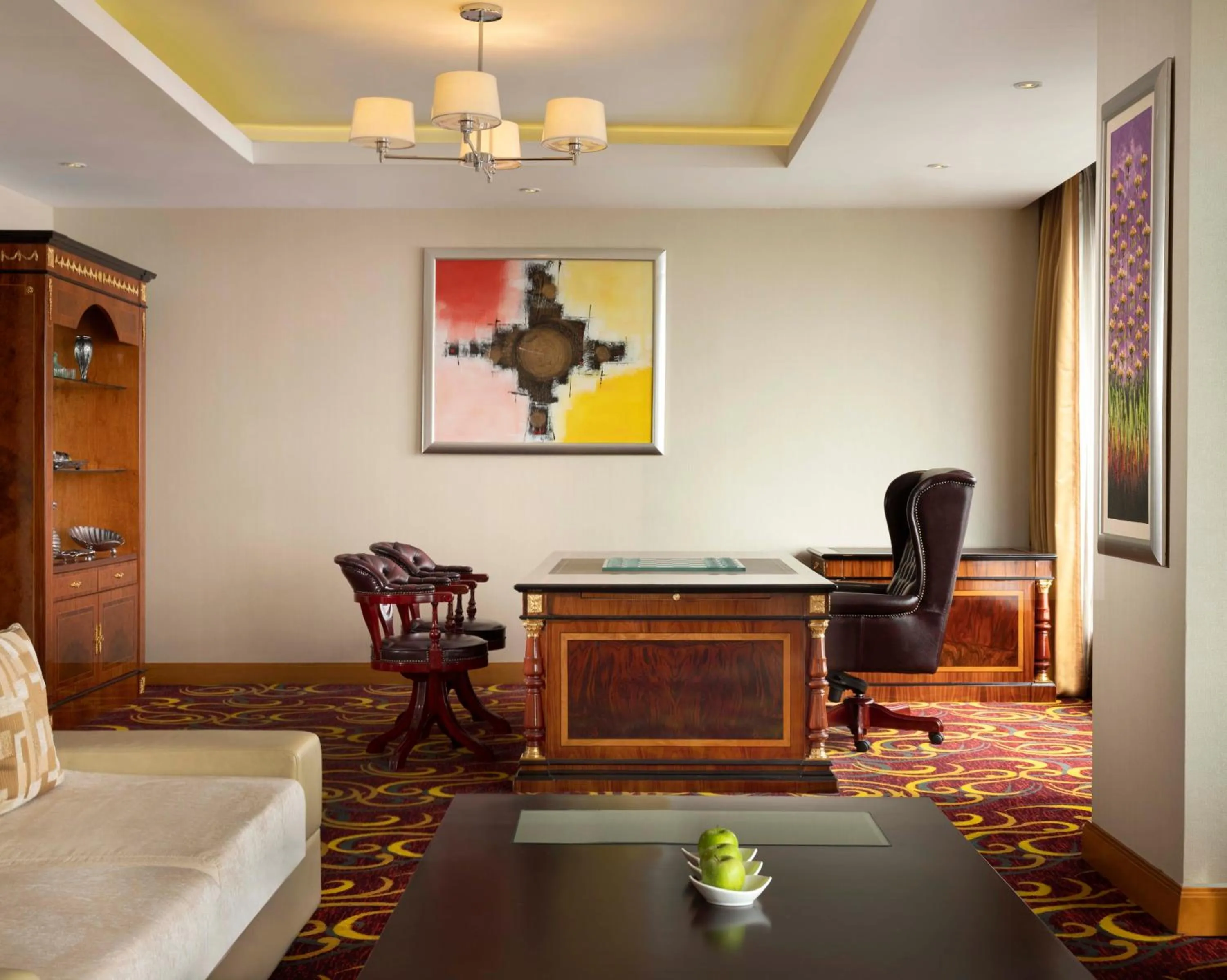 Seating area in JW Marriott Hotel Medan