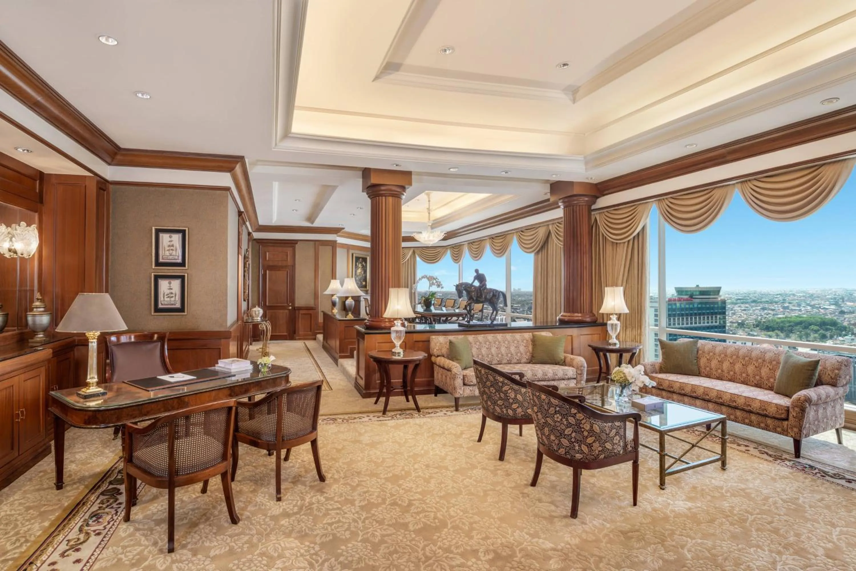 Living room in JW Marriott Hotel Surabaya