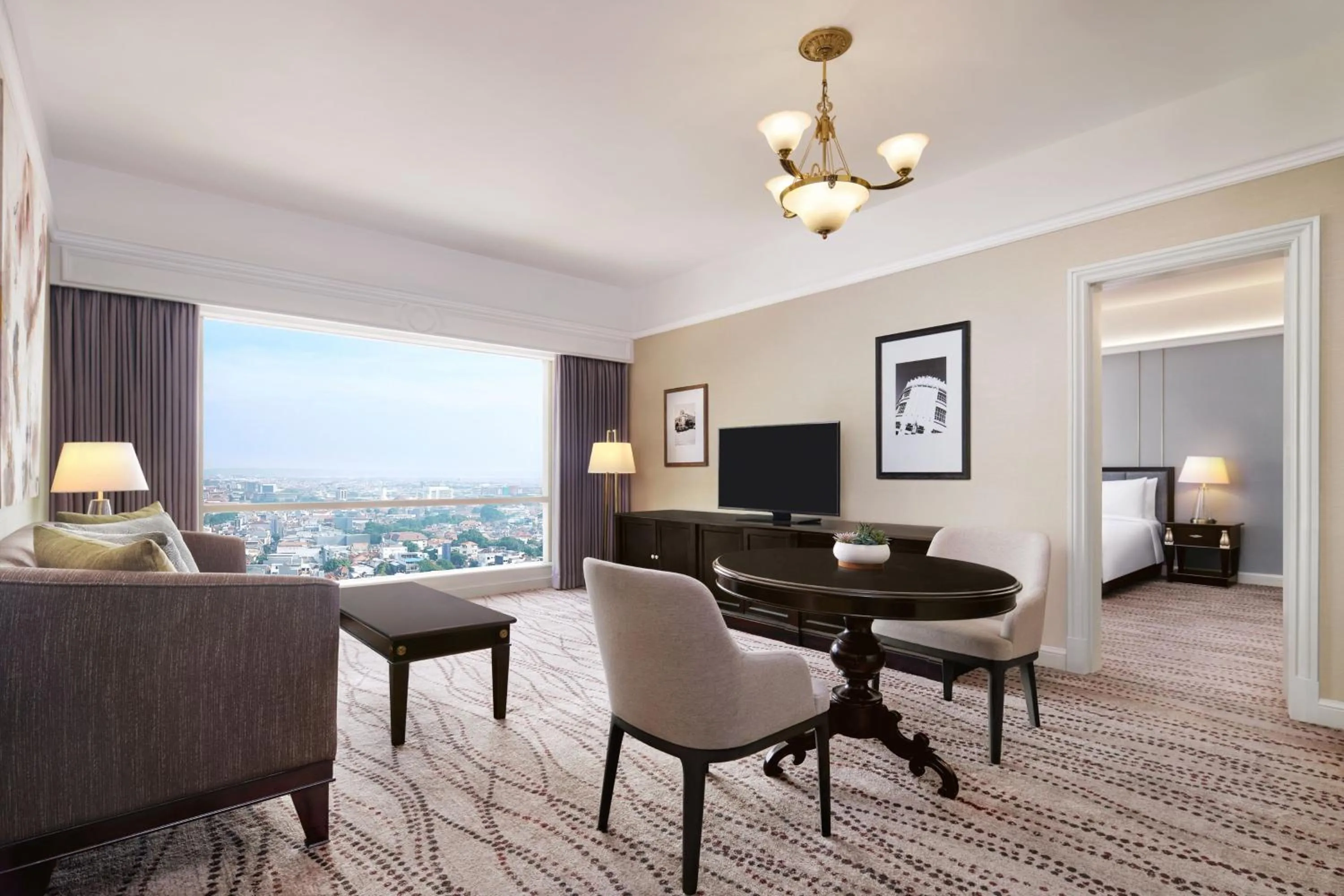 Living room in JW Marriott Hotel Surabaya