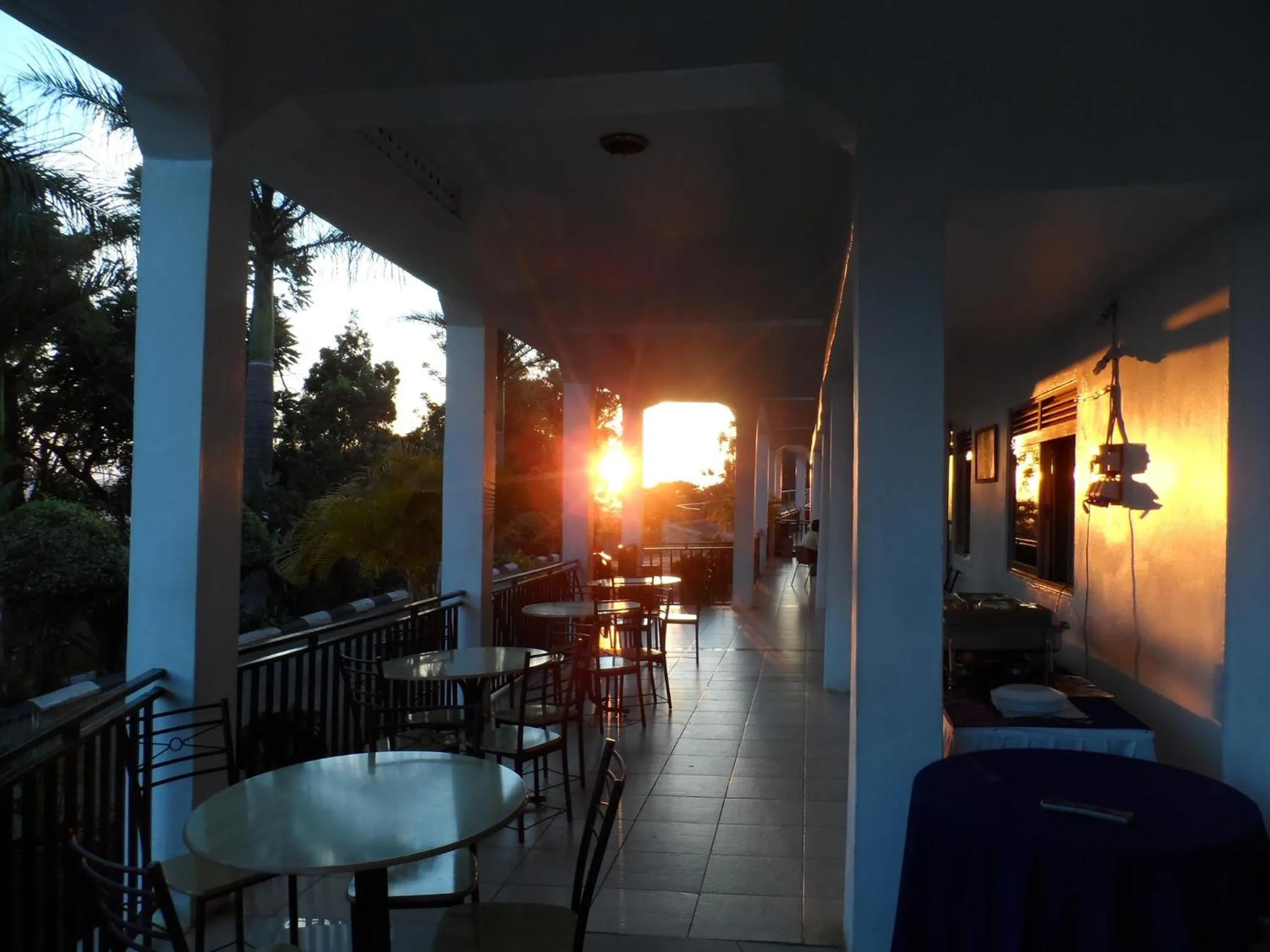 Sunset in Zebra Hotel Masaka