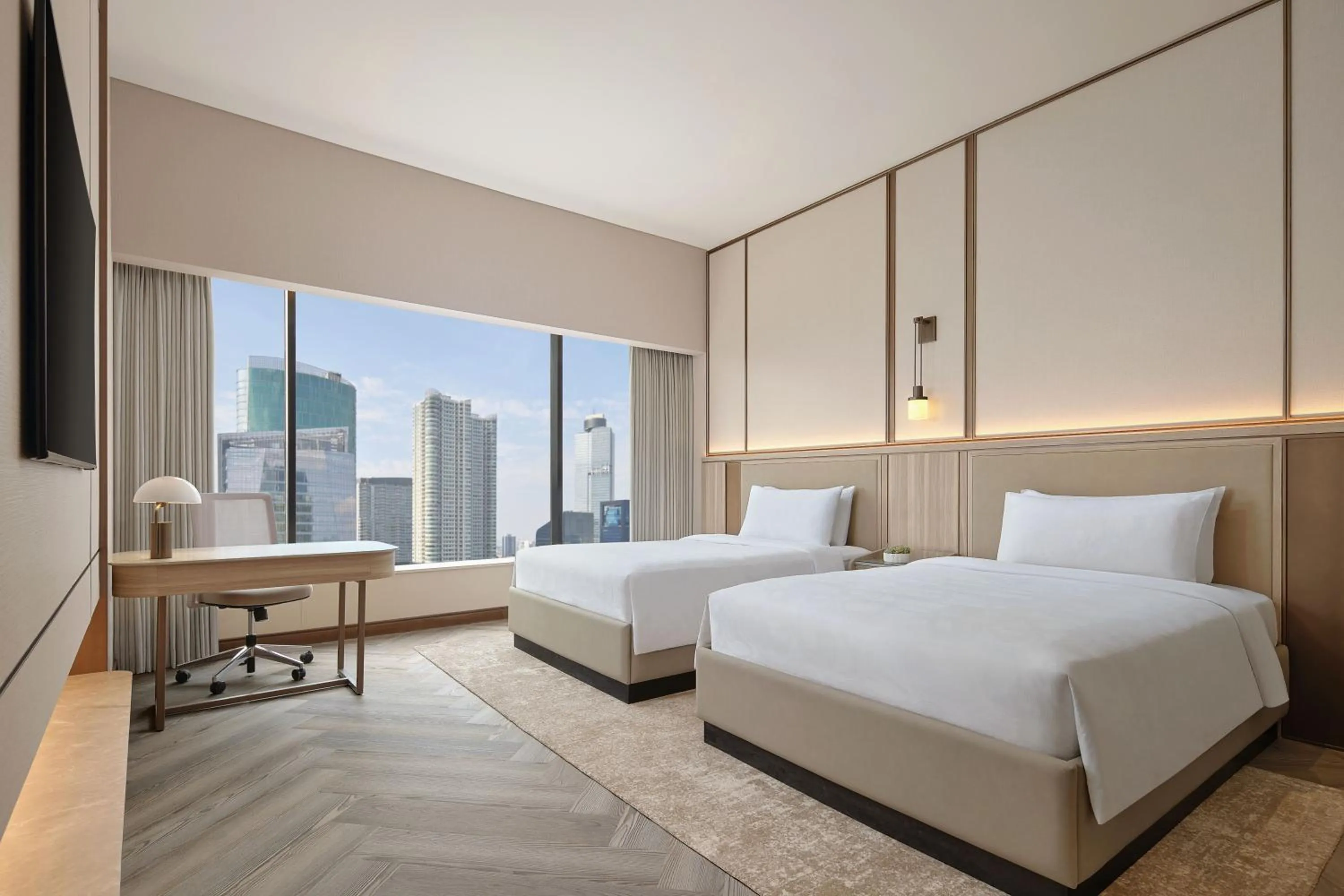 Bed in JW Marriott Hotel Jakarta