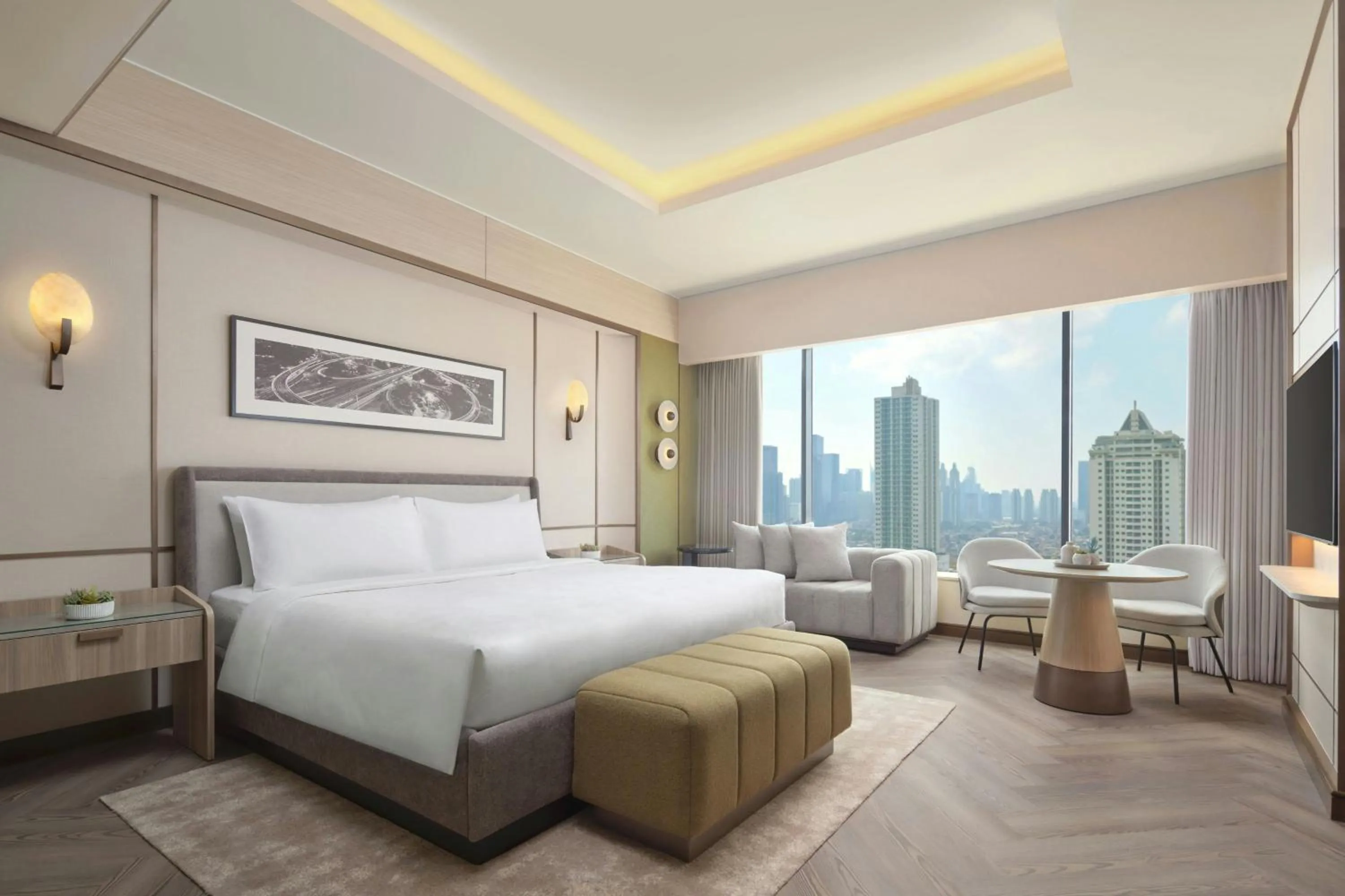 Photo of the whole room, Bed in JW Marriott Hotel Jakarta