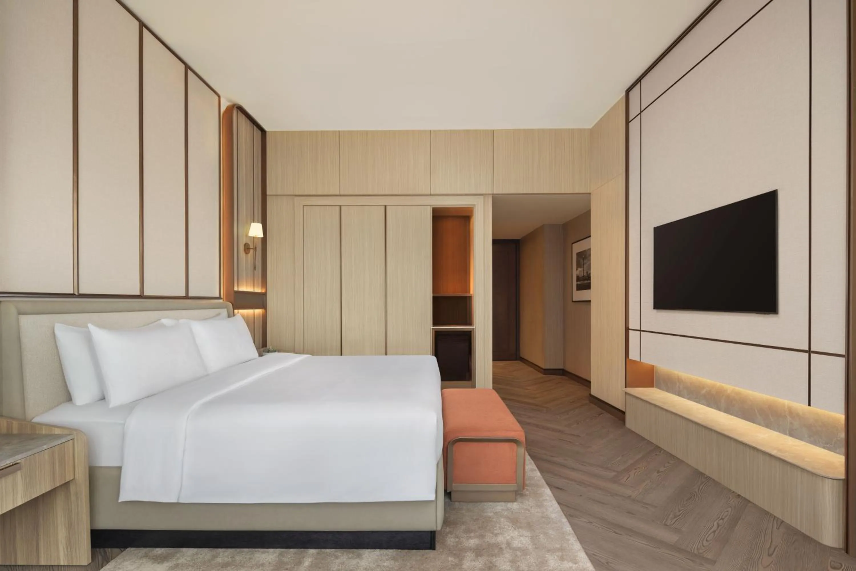 Bed in JW Marriott Hotel Jakarta