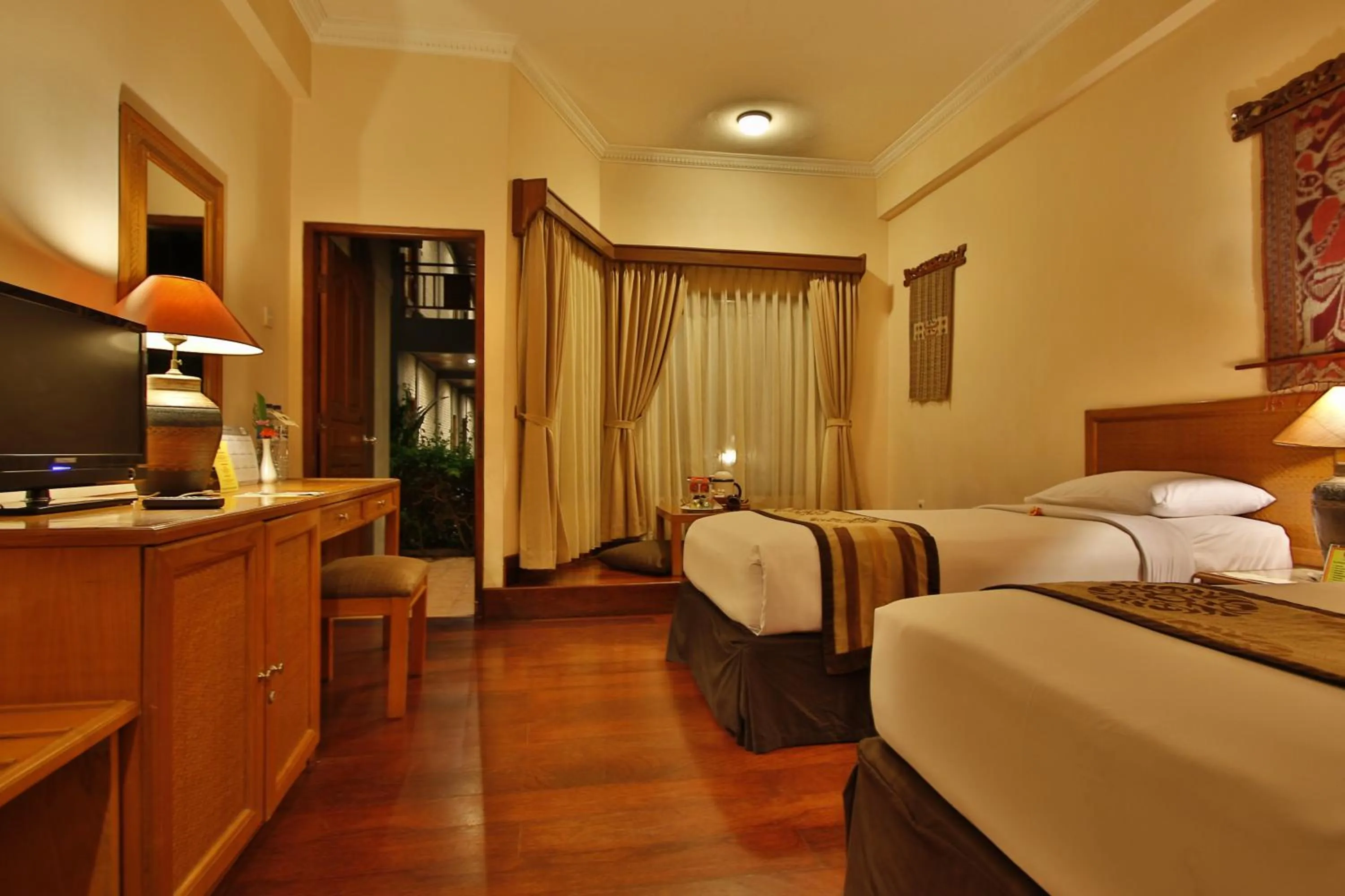 Bed in Jayakarta Hotel Lombok
