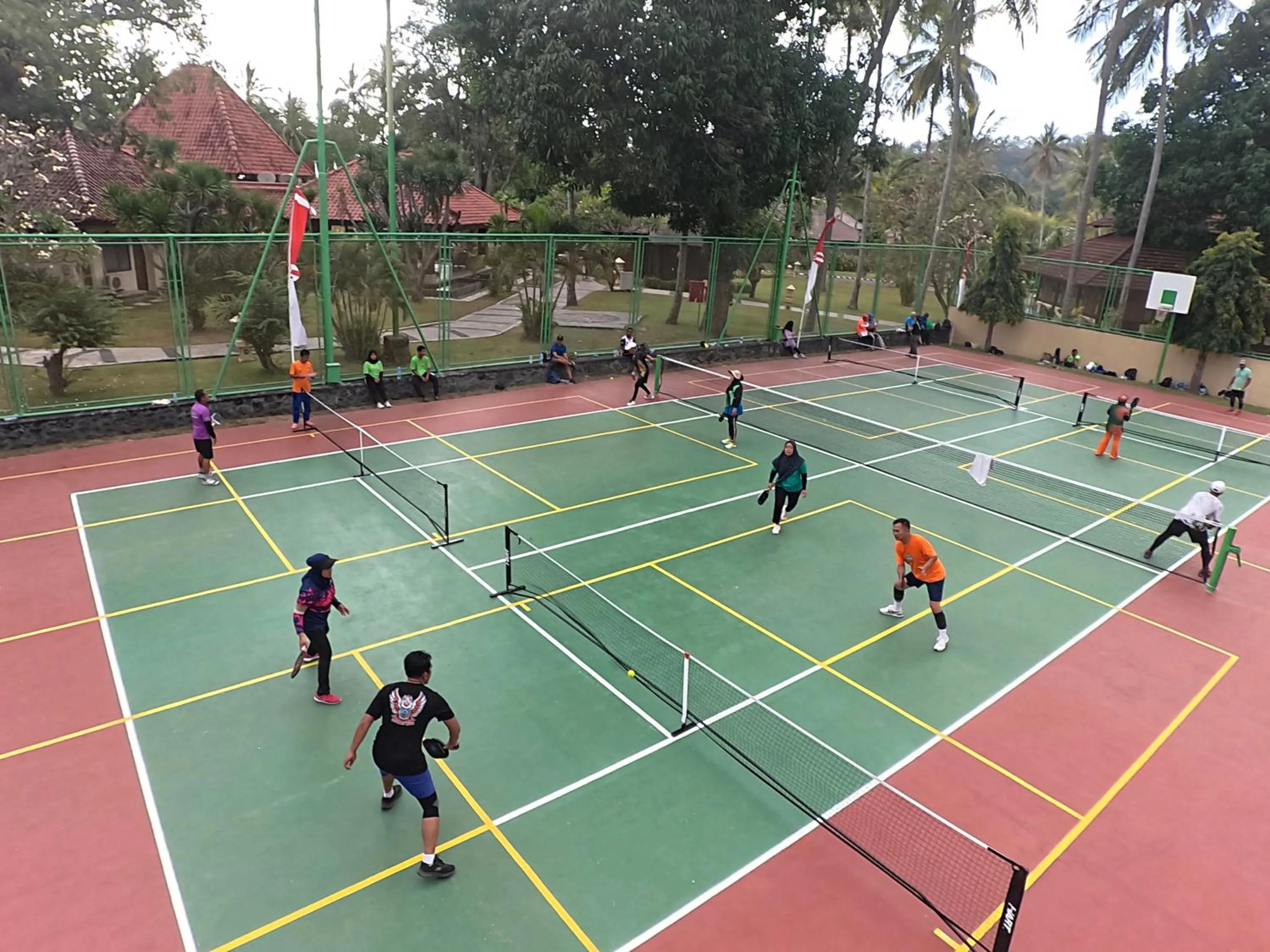 Tennis court in Merumatta Senggigi Lombok