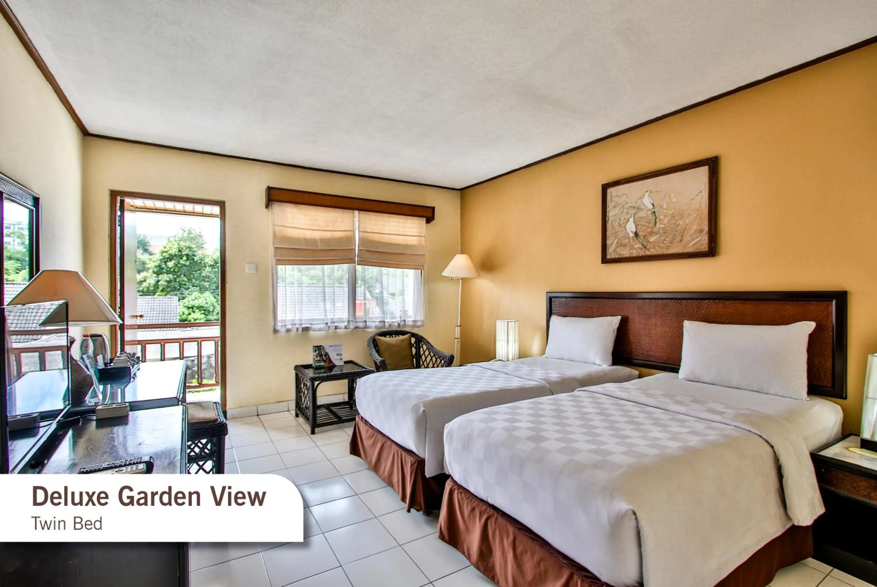 Bed in The Jayakarta Yogyakarta Hotel & Spa