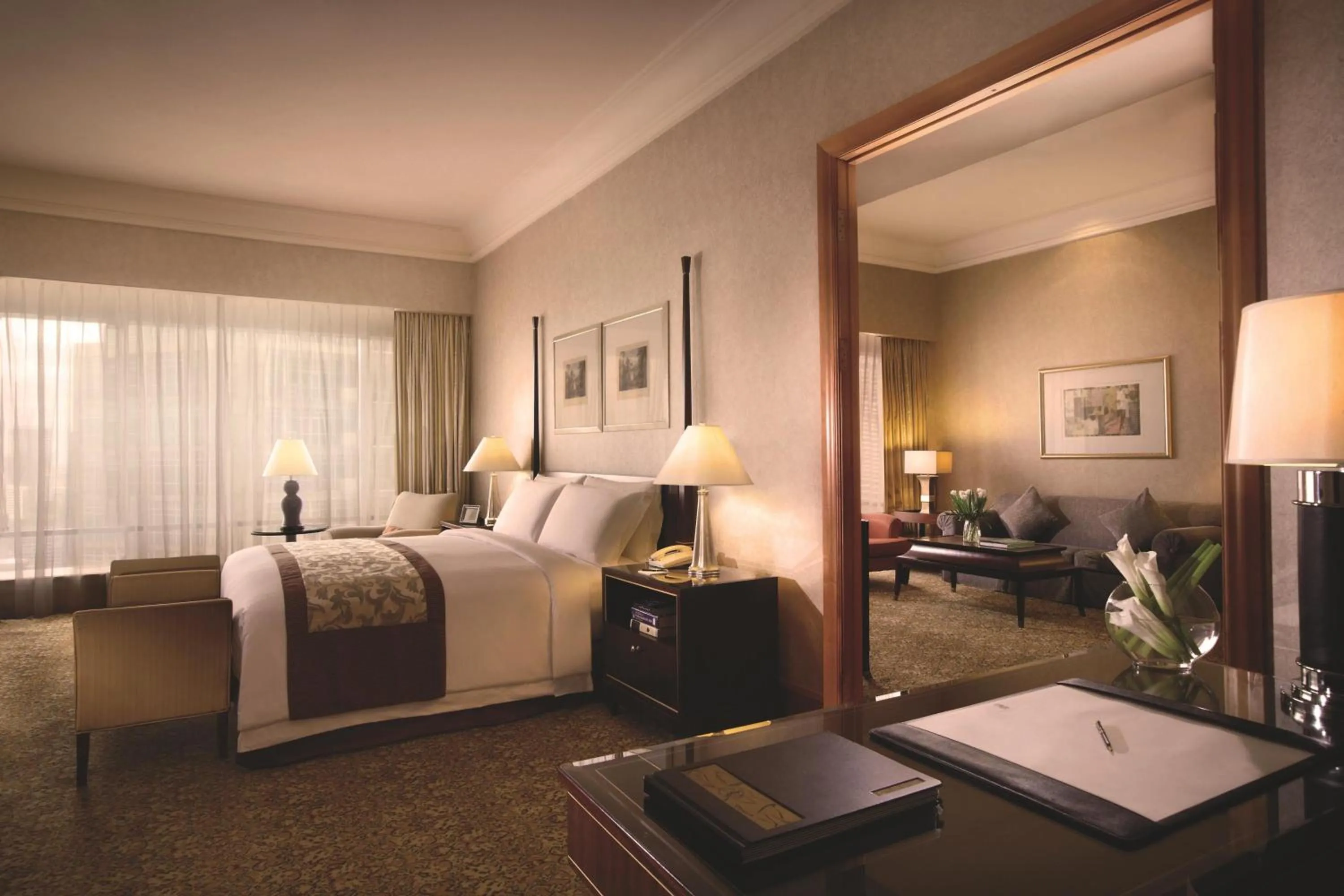 Photo of the whole room, Bed in The Ritz-Carlton Jakarta, Mega Kuningan