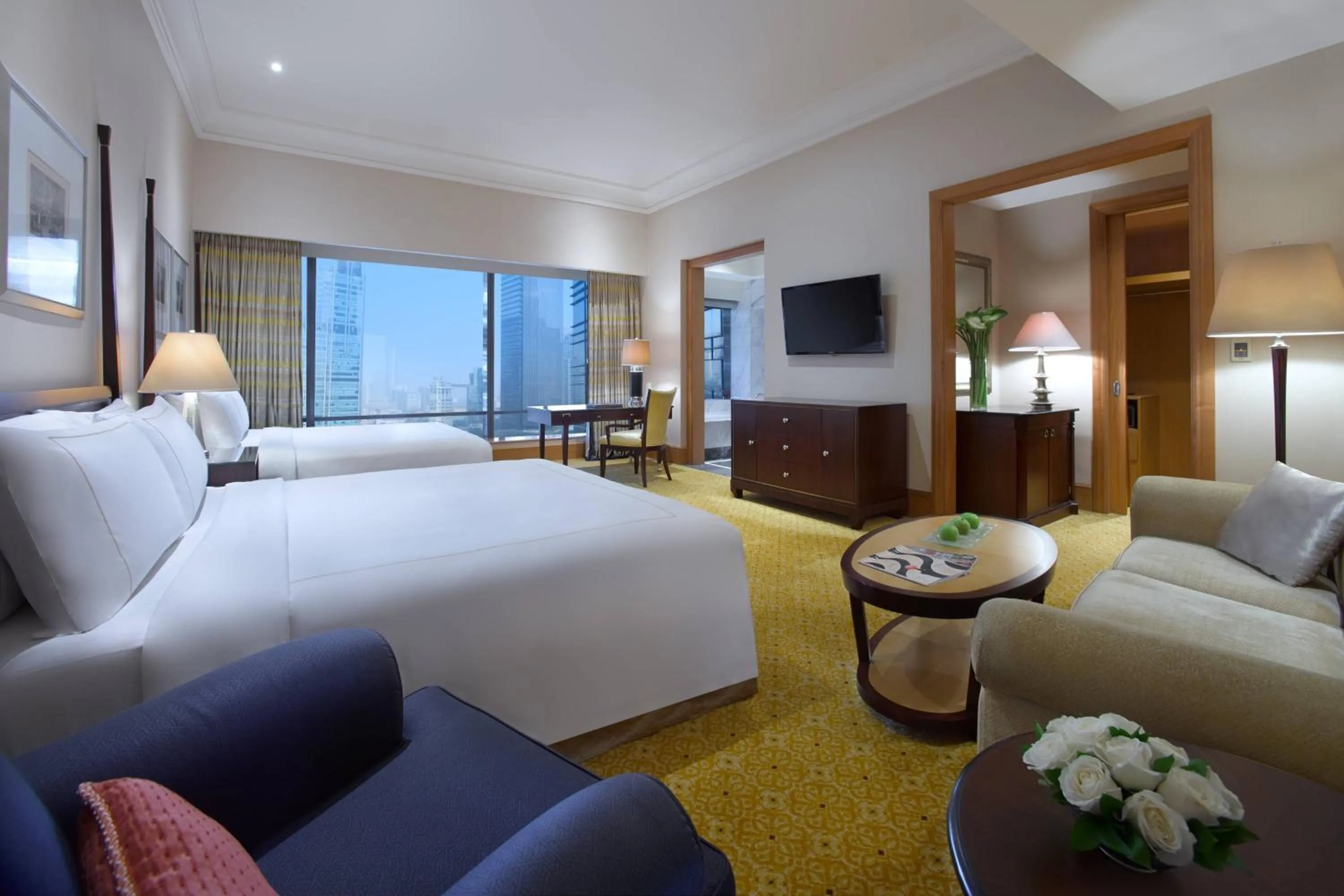 Photo of the whole room, Bed in The Ritz-Carlton Jakarta, Mega Kuningan
