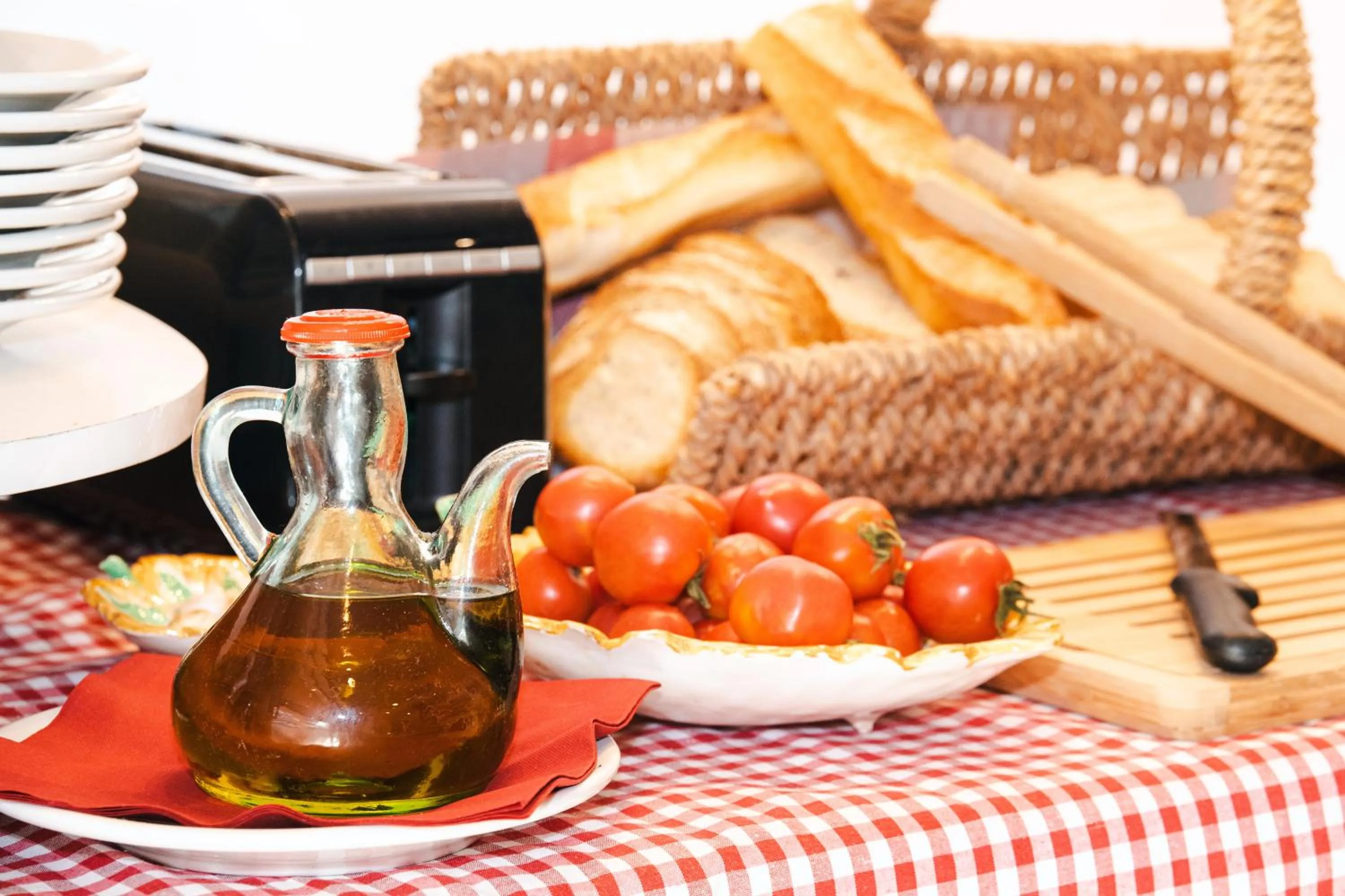 Buffet breakfast in Hotel Plaça