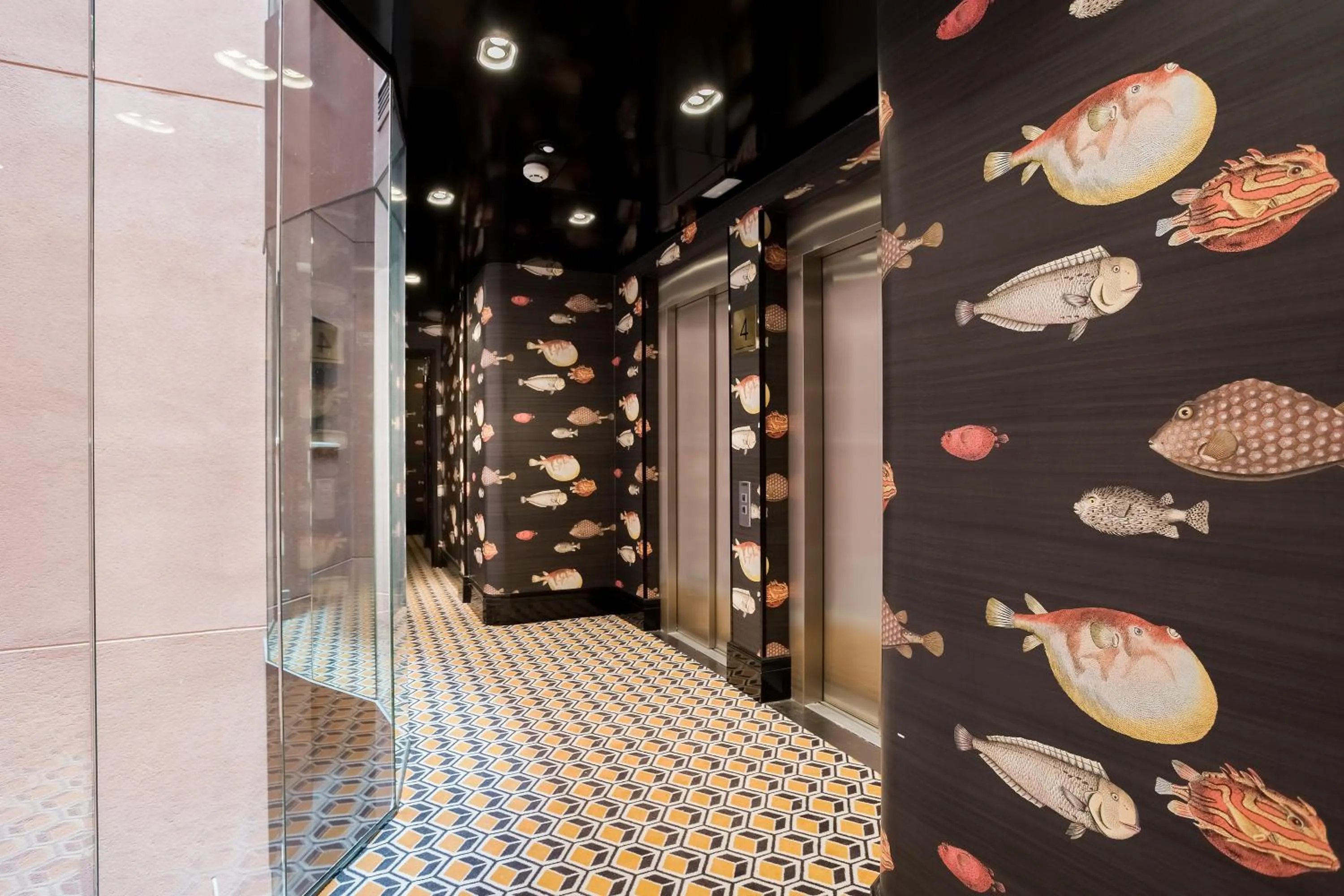 Decorative detail in Room Mate Anna, Barcelona