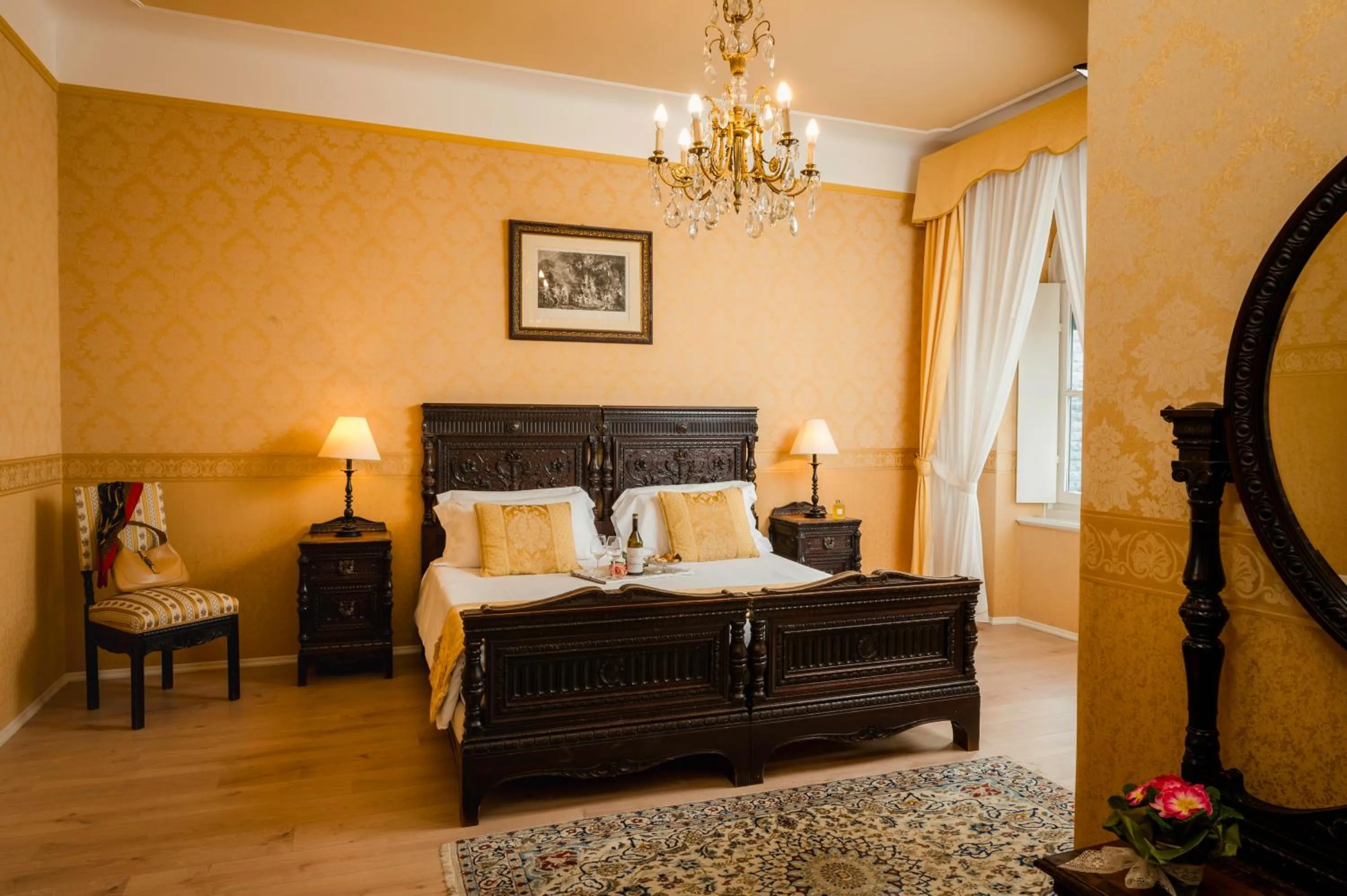 Bedroom, Bed in Castello Di Spessa - Residenze d'epoca